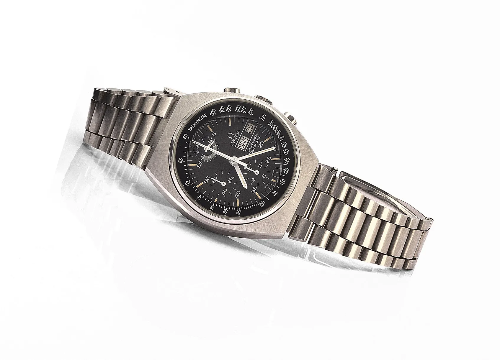 Omega Speedmaster ST 42mm Stainless steel Black