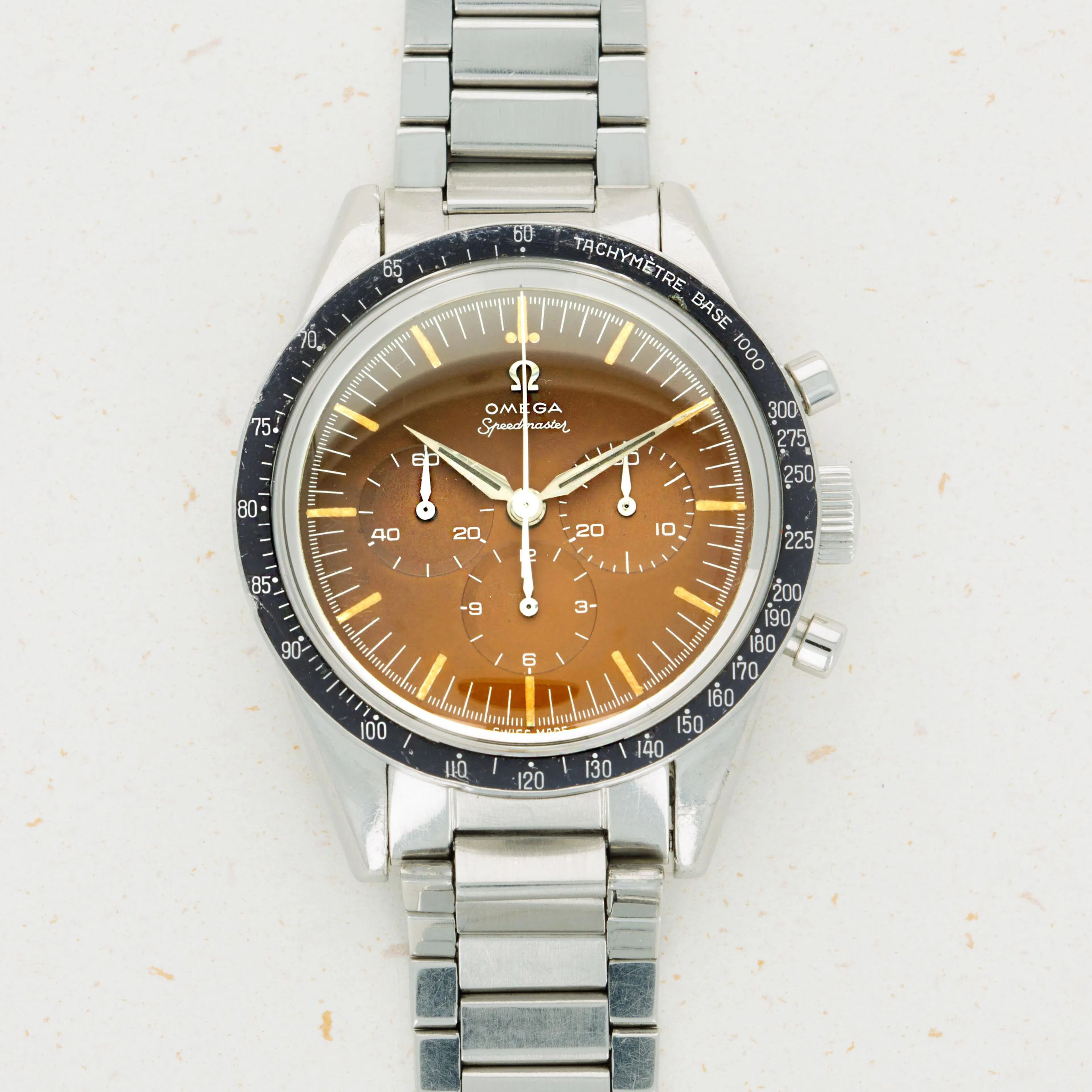 Omega Speedmaster 2998-1 39.5mm Stainless steel Brown