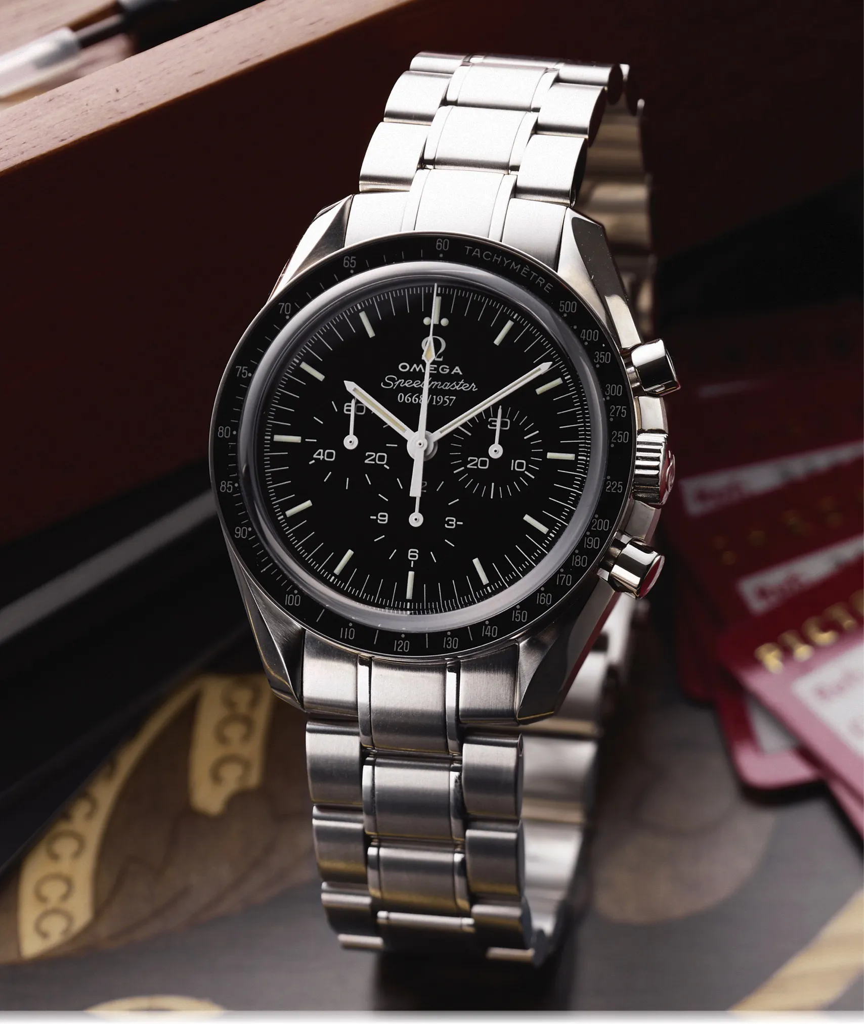 Omega Speedmaster Moonwatch 311.33.42.50.01.001 42mm Stainless steel Black