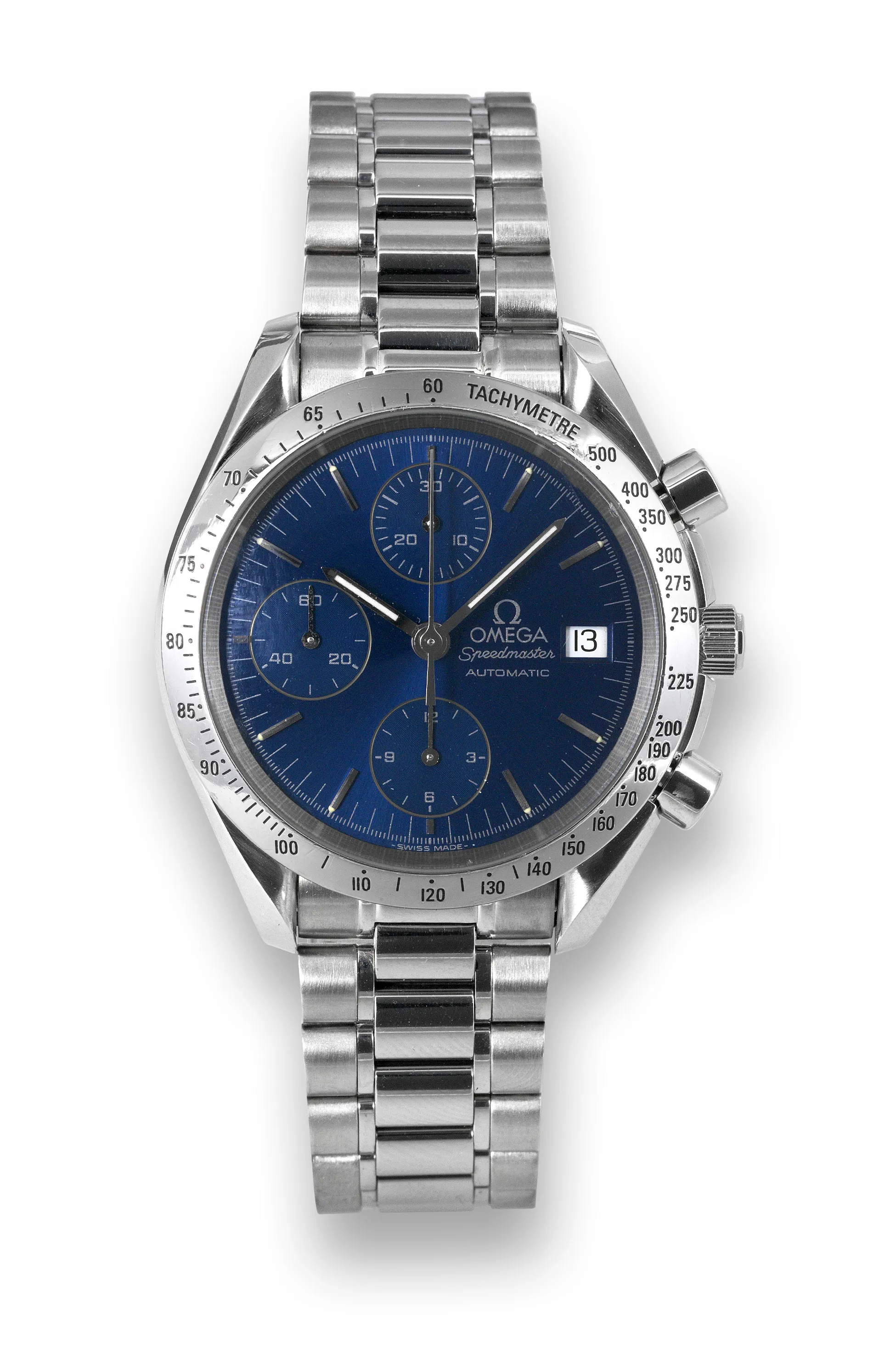 Omega Speedmaster 375.0043 39mm Stainless steel Blue