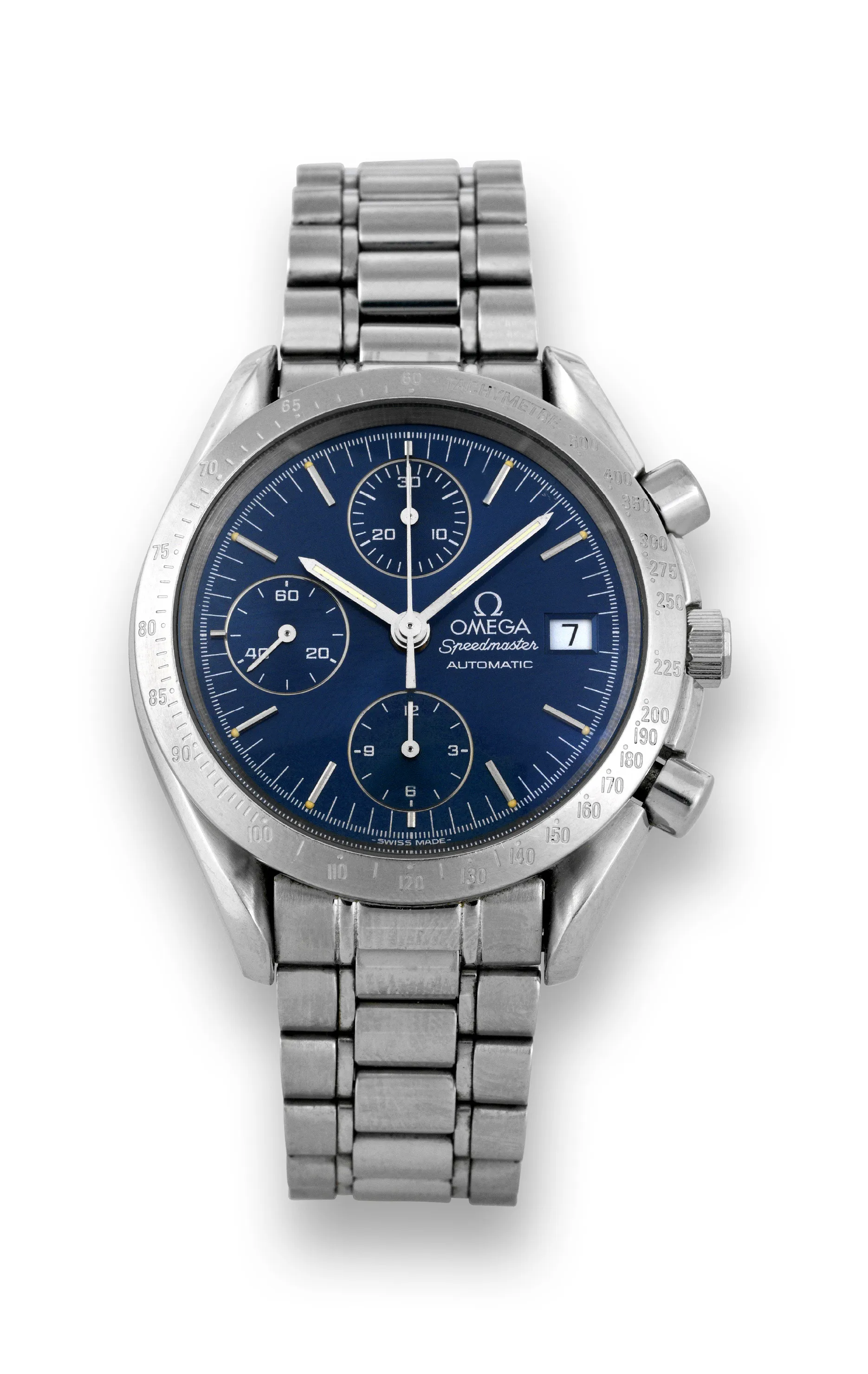 Omega Speedmaster 3811.50 39mm Stainless steel Blue