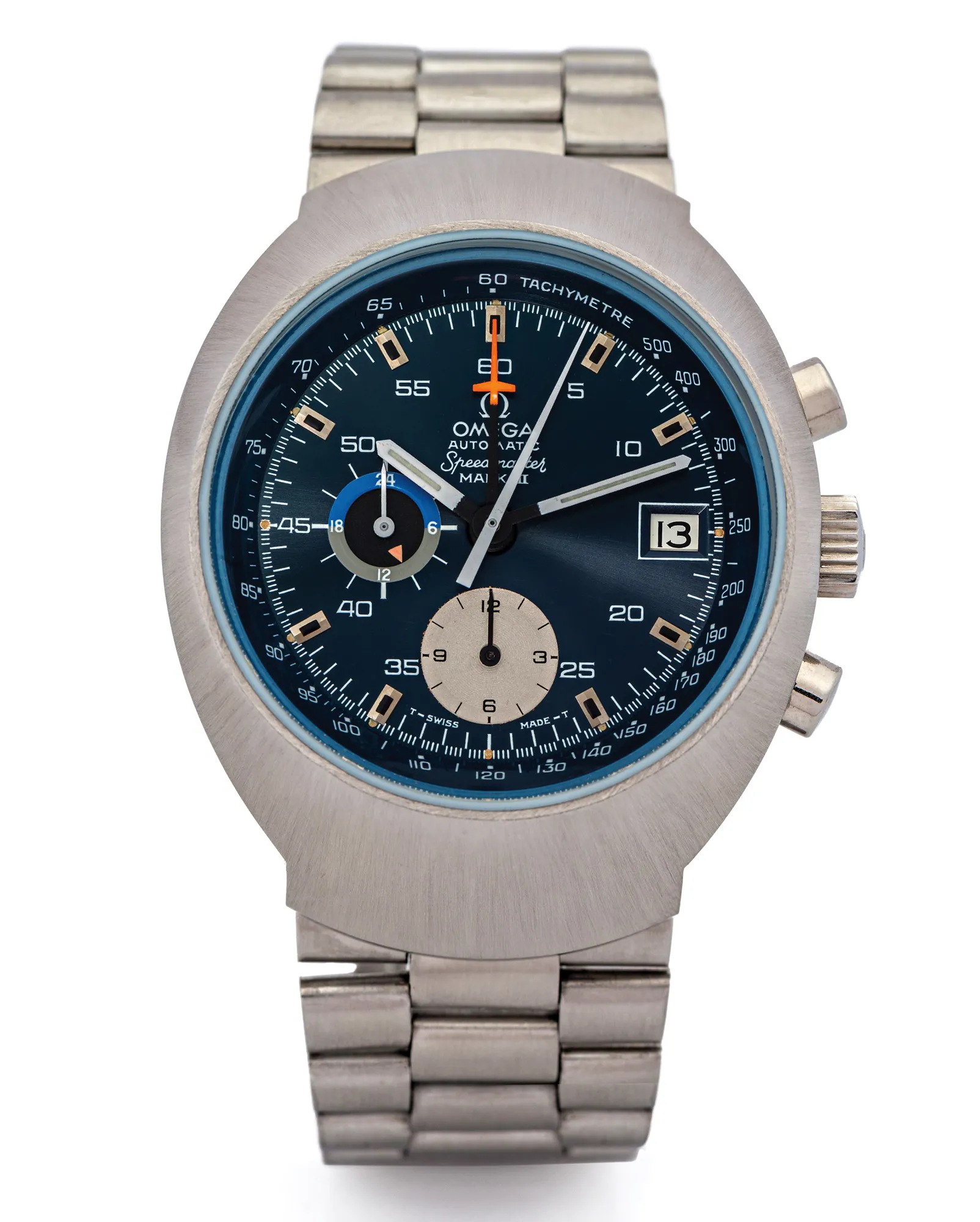 Omega Speedmaster Mark II ST 40mm Stainless steel Blue