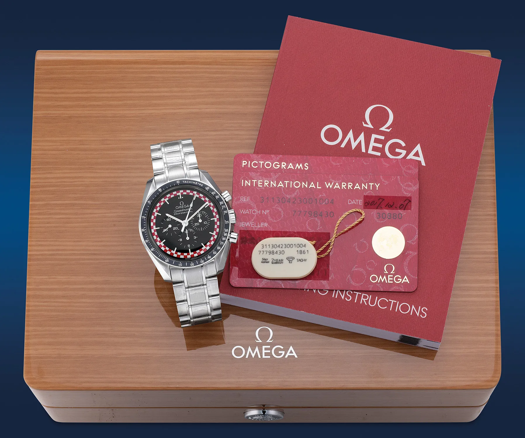 Omega Speedmaster Moonwatch 311.30.42.30.01.004 42mm Stainless steel Black 1