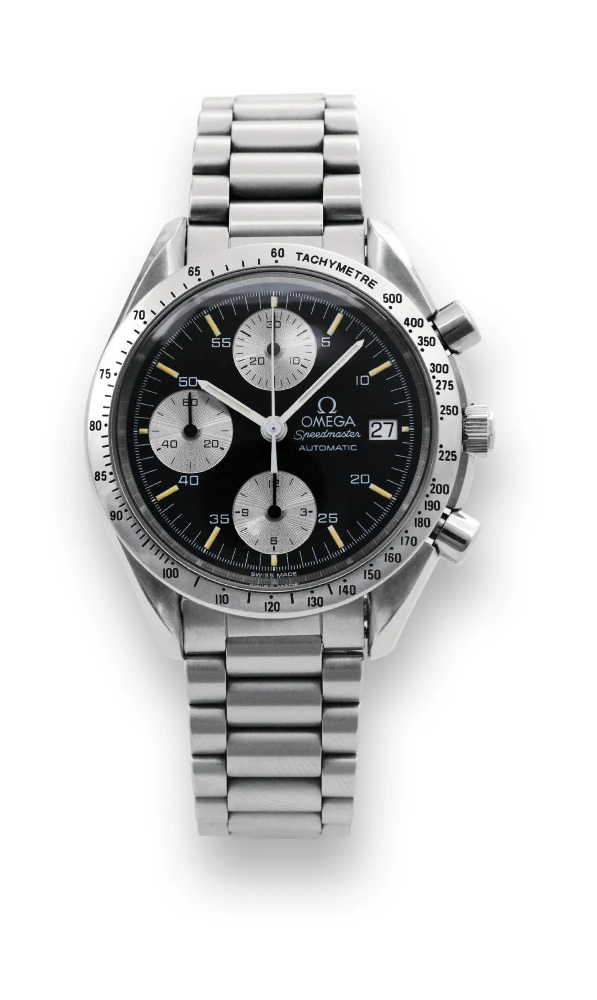 Omega Speedmaster 39mm Stainless steel Black