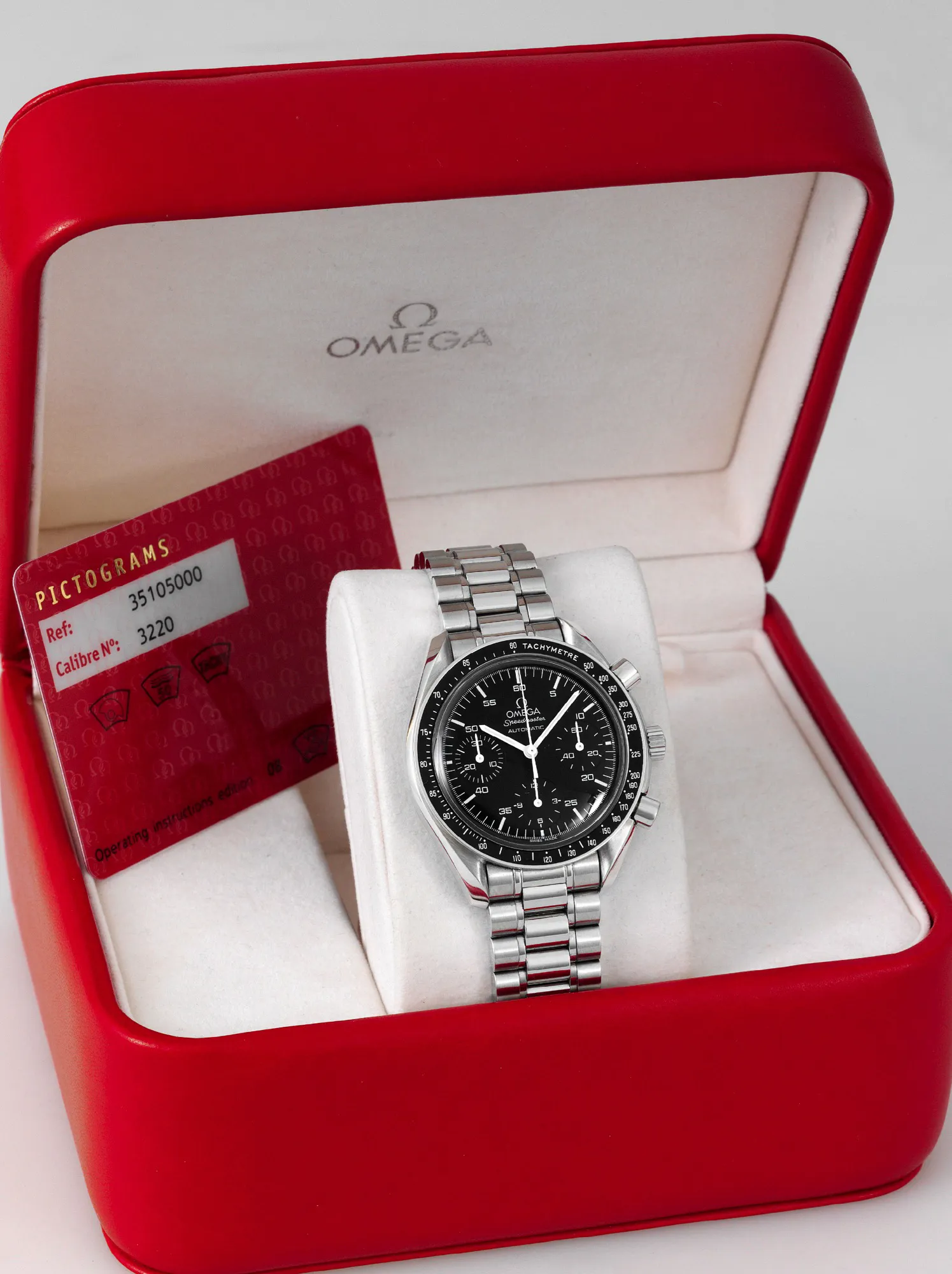 Omega Speedmaster 3510.50 39mm Stainless steel Black