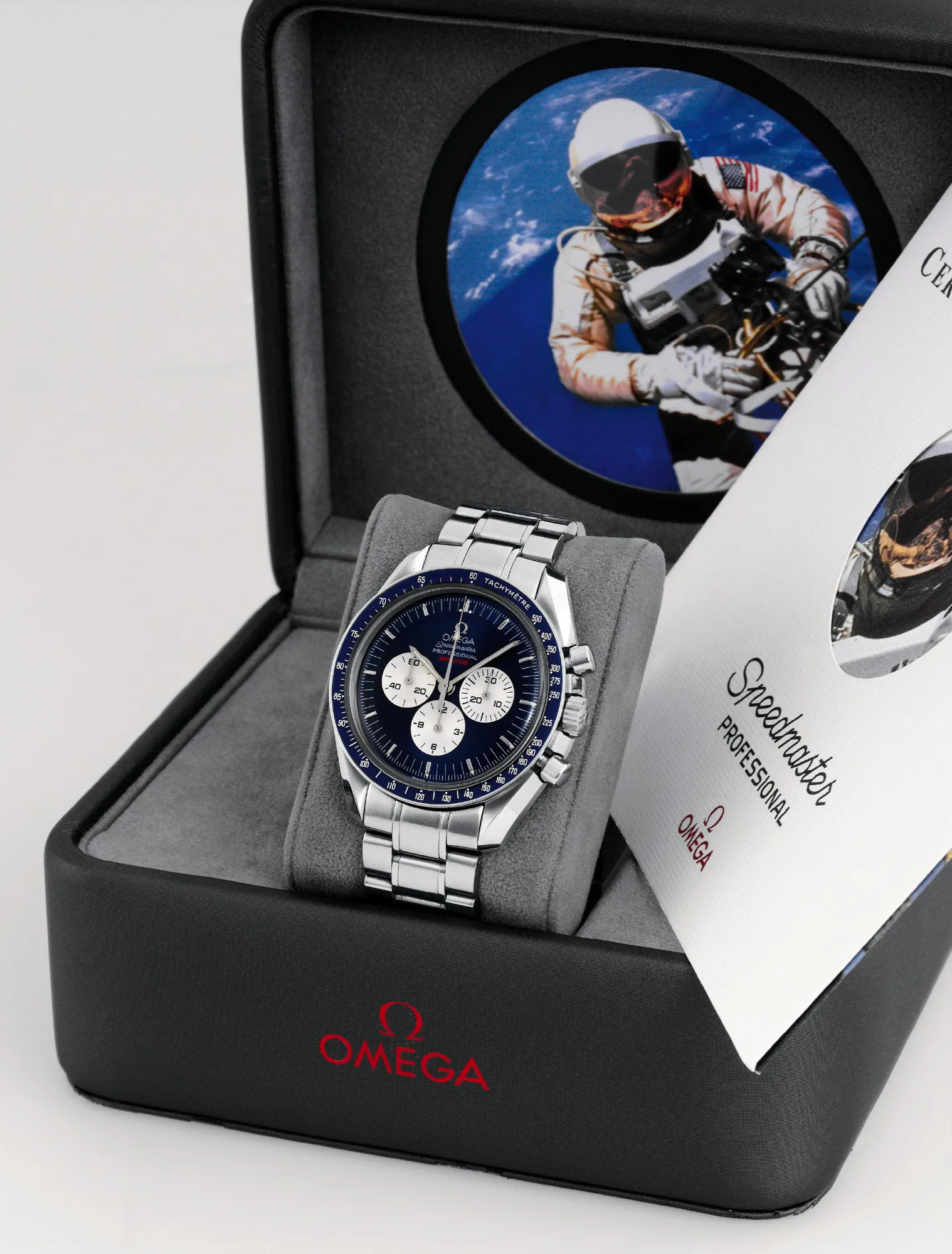 Omega Speedmaster ST3565.80 42mm Stainless steel Blue