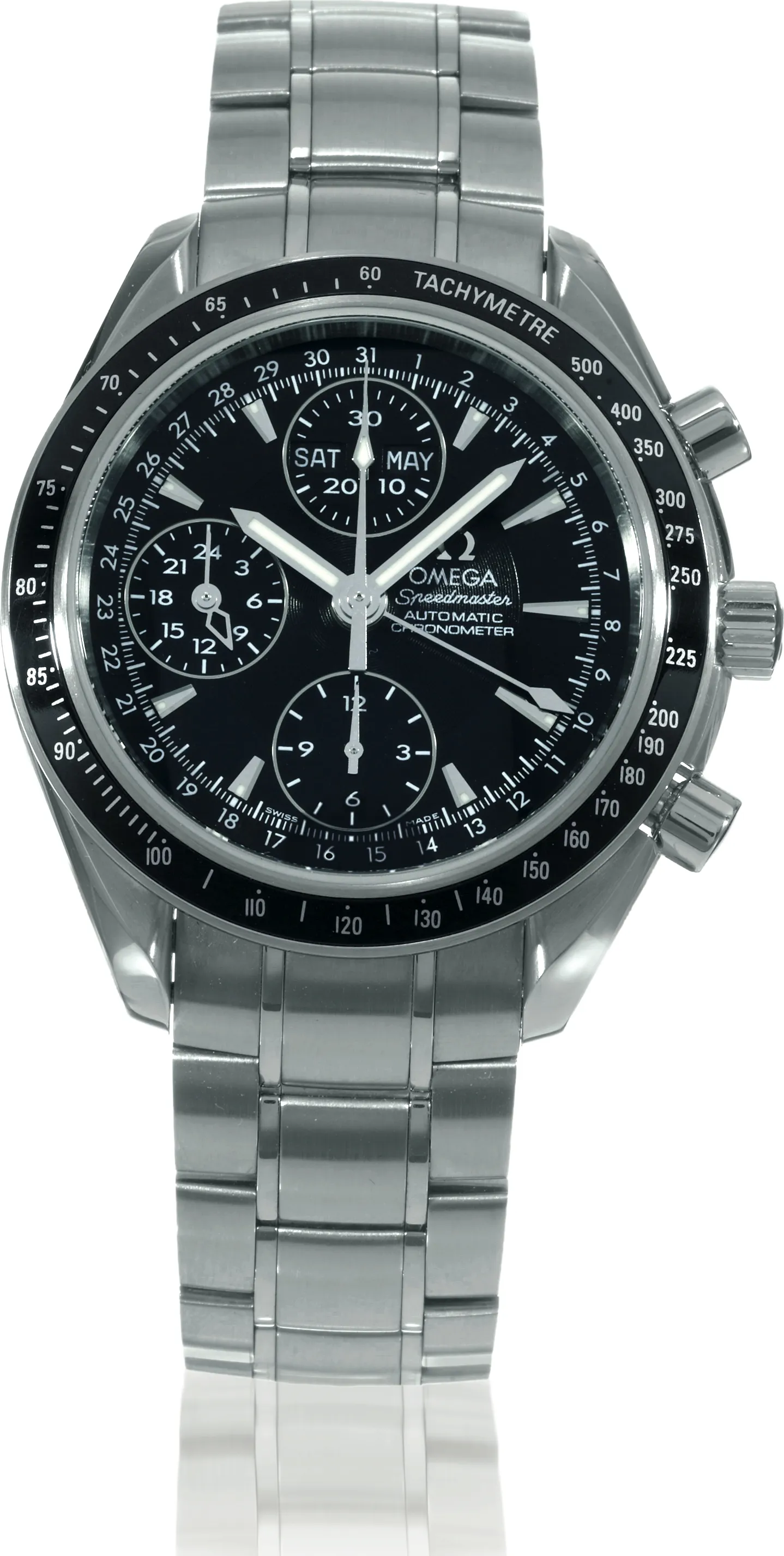 Omega Speedmaster 3220.50.00 40mm Stainless steel Black