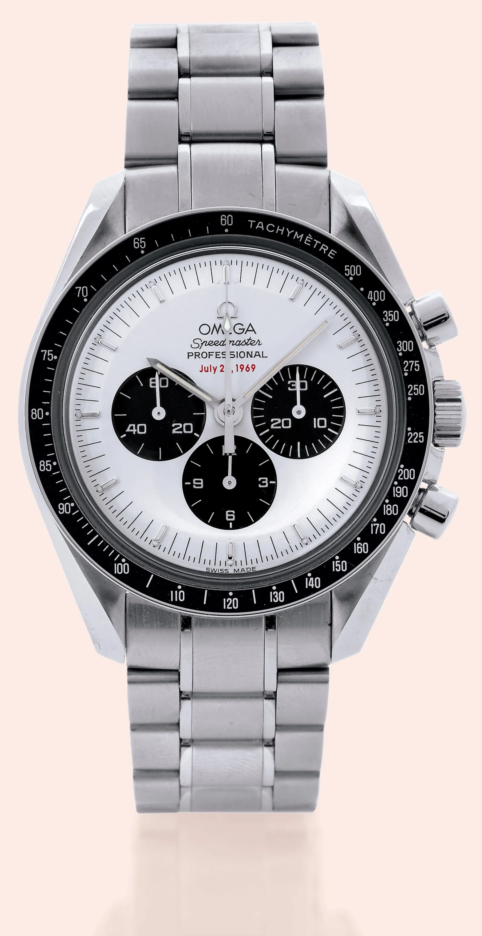 Omega Speedmaster 42mm Stainless steel White