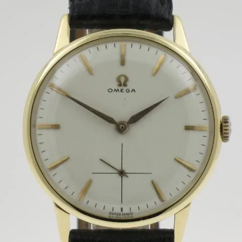 Omega 14715 2 34mm Yellow gold White