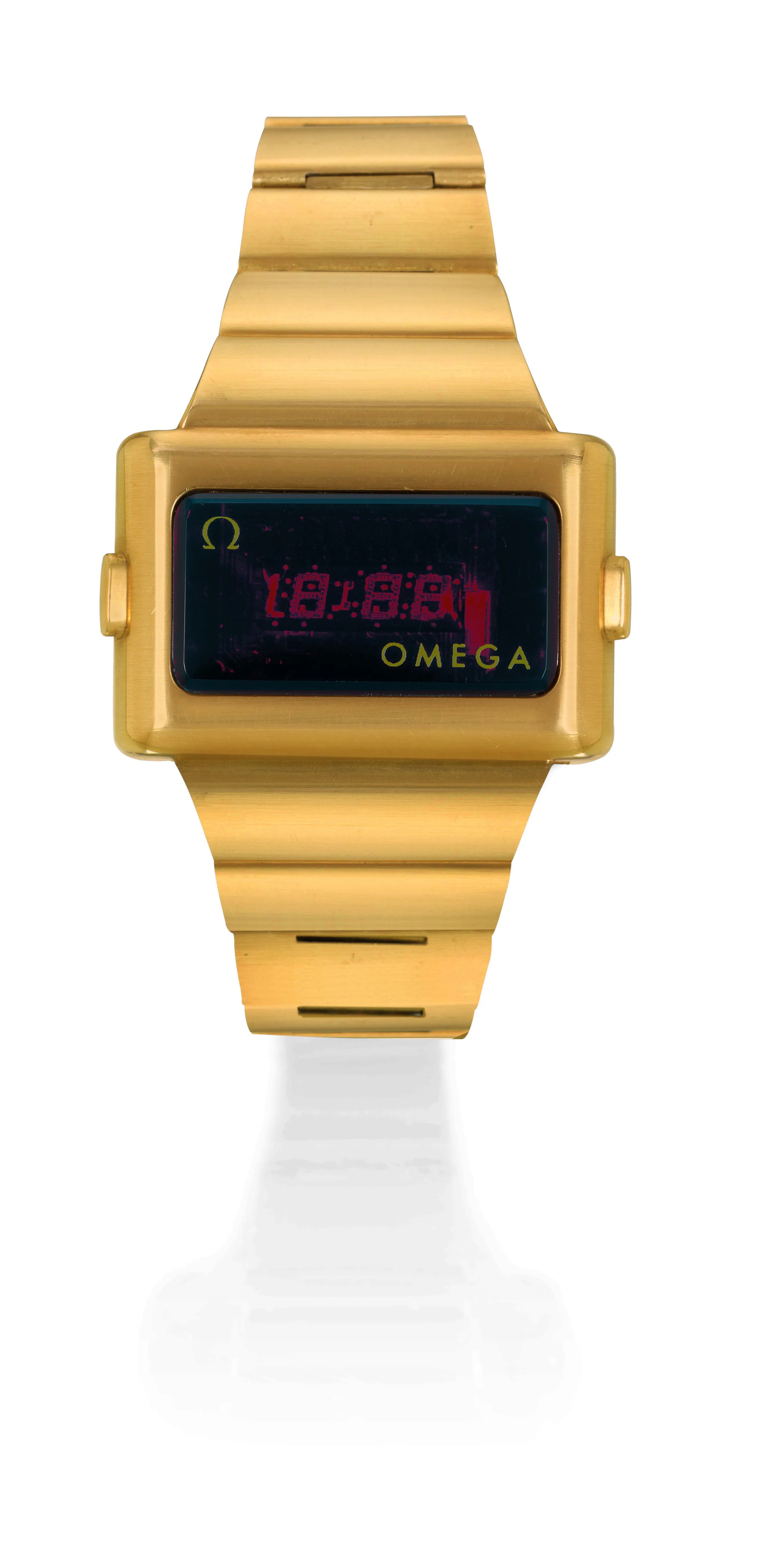 Omega 40.5mm Yellow gold Ruby