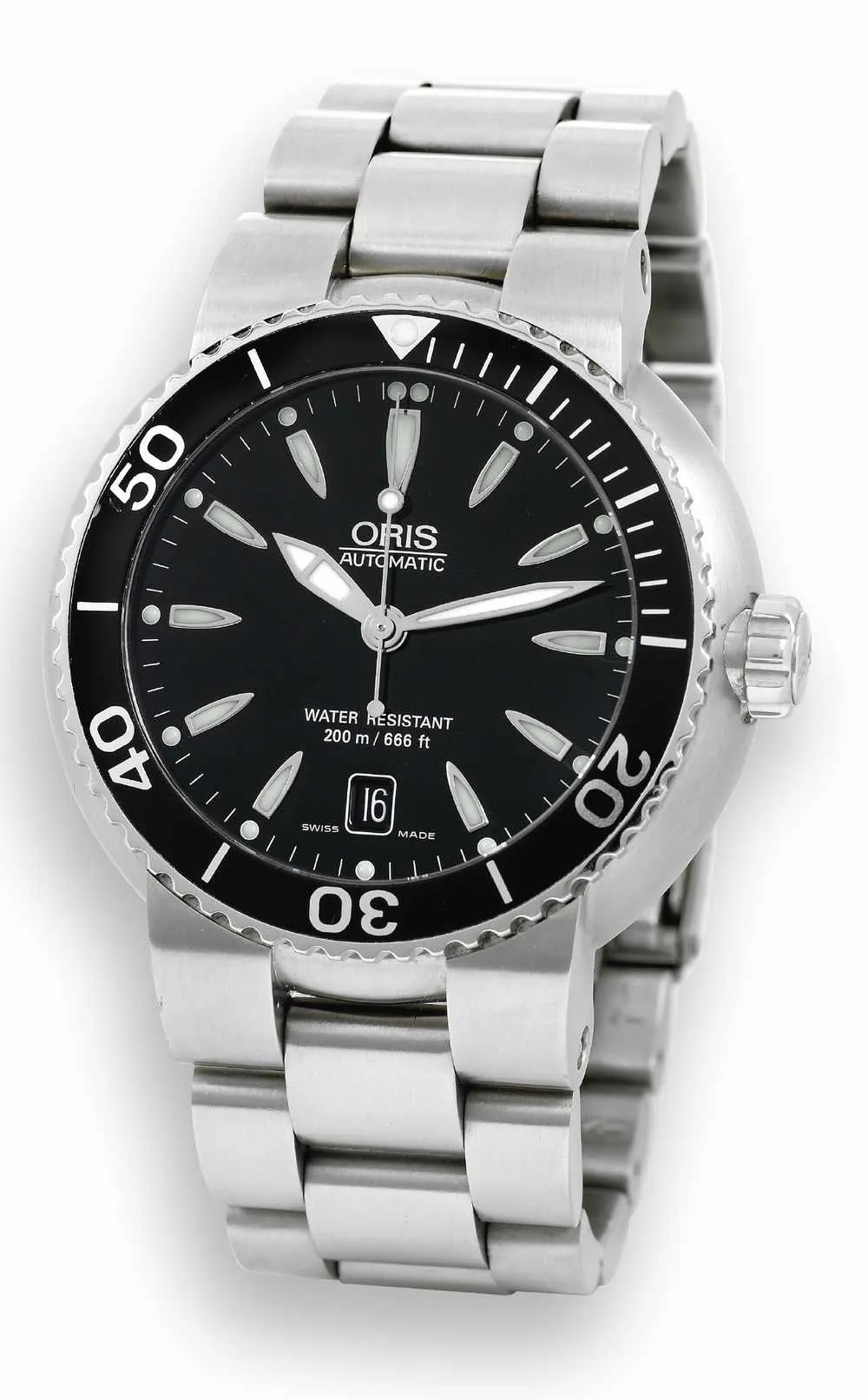 Oris Divers 7533 44mm Stainless steel Black