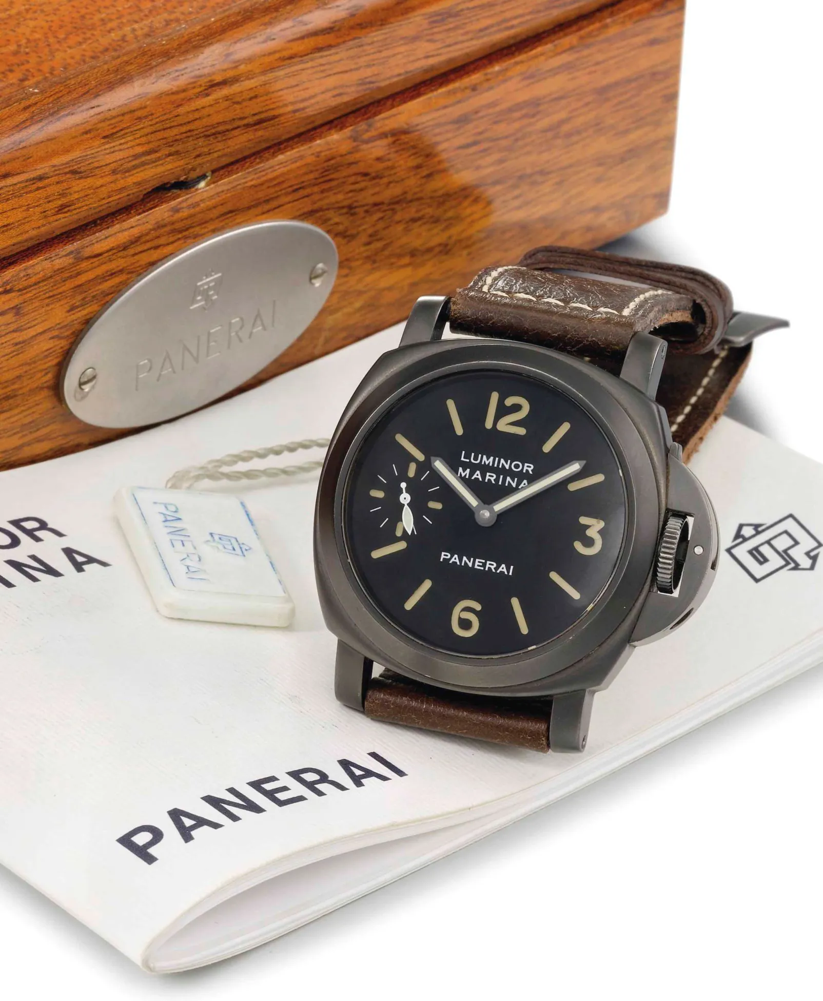 Panerai 5218-203/A 44mm Titanium and Stainless steel Black