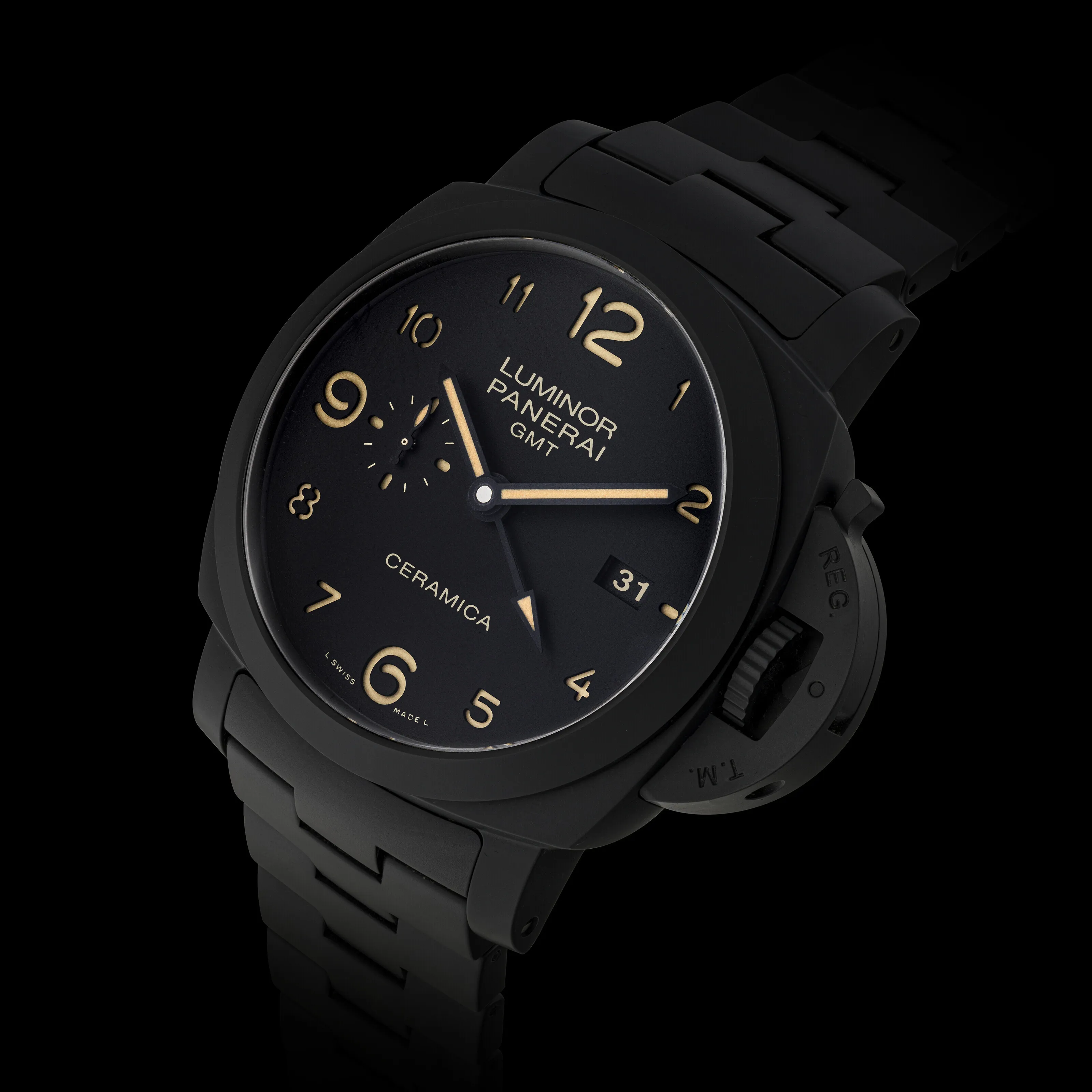 Panerai Luminor 1950 PAM 00438 44mm Titanium and ceramic Black