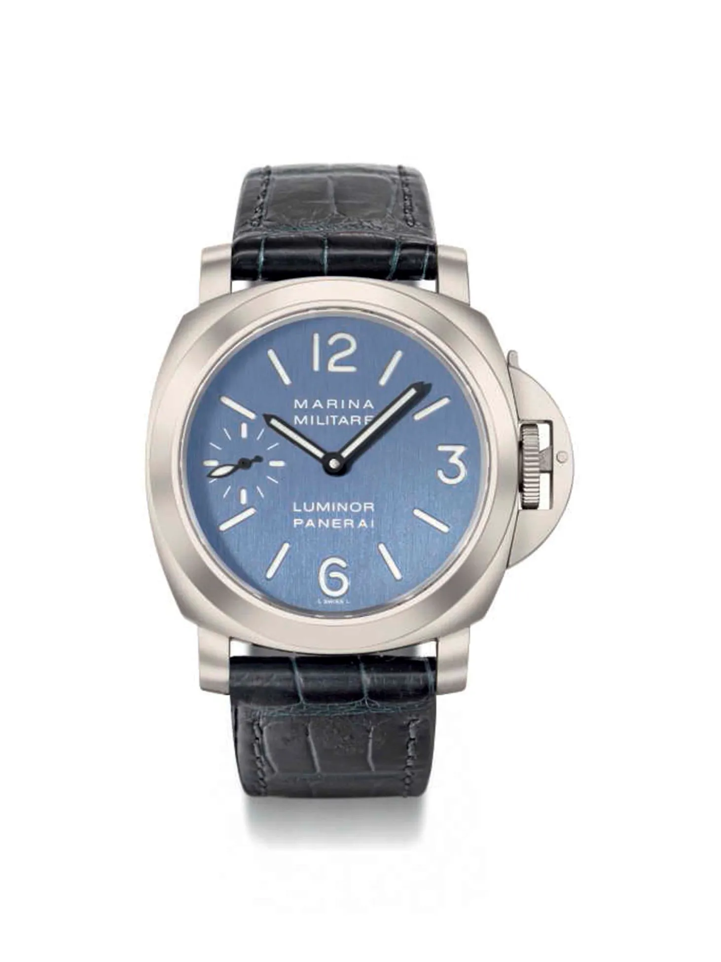 Panerai Luminor Marina Militare Amerigo Vespucci PAM00082 44mm Titanium Blue