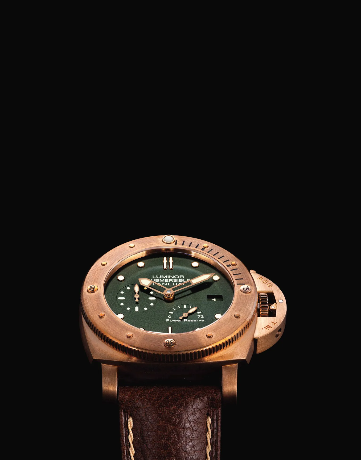 Panerai Submersible PAM 00507 47mm Bronze Green