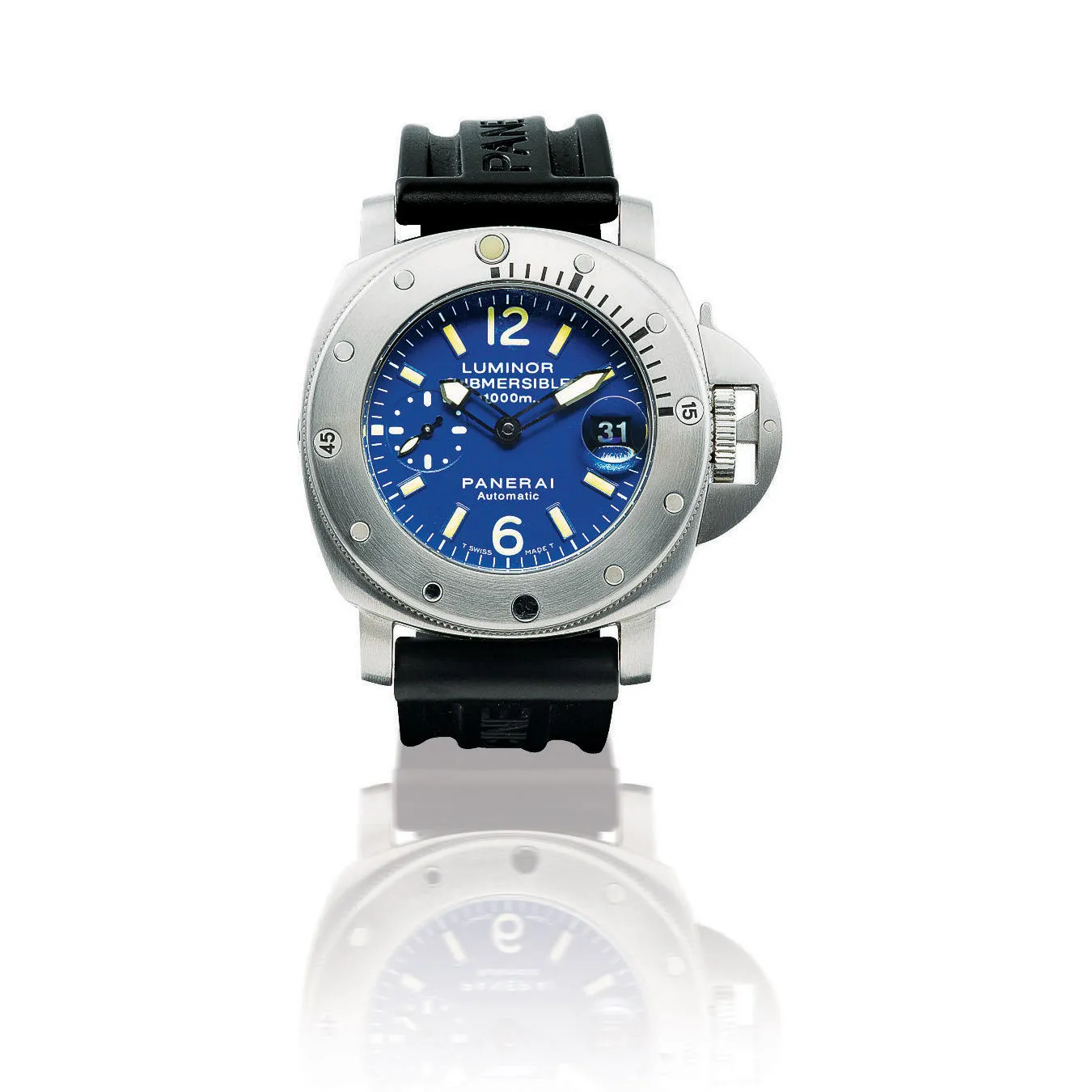 Panerai PAM 00087 44mm Stainless steel Blue