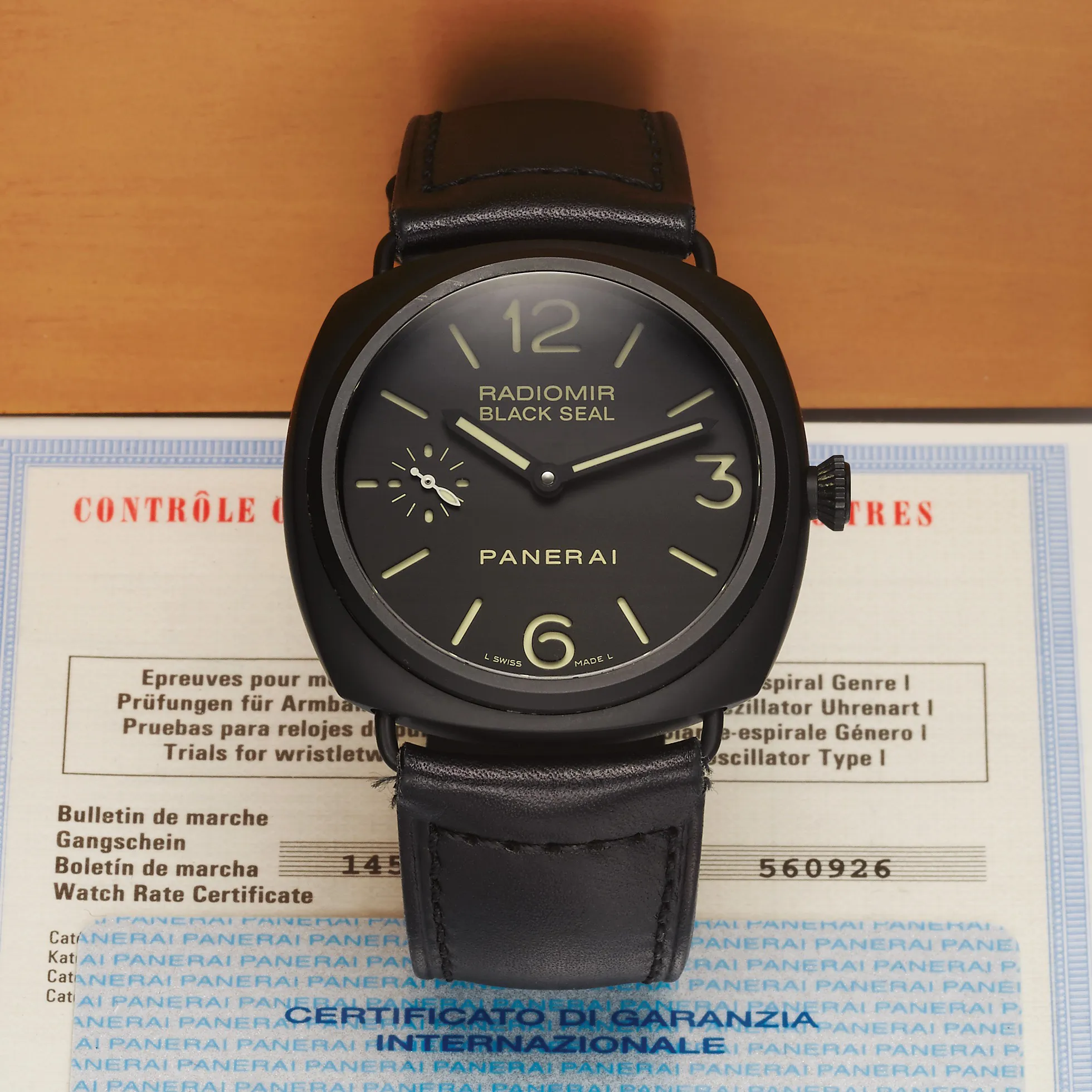 Panerai Radiomir OP 6723 46mm Ceramic Black