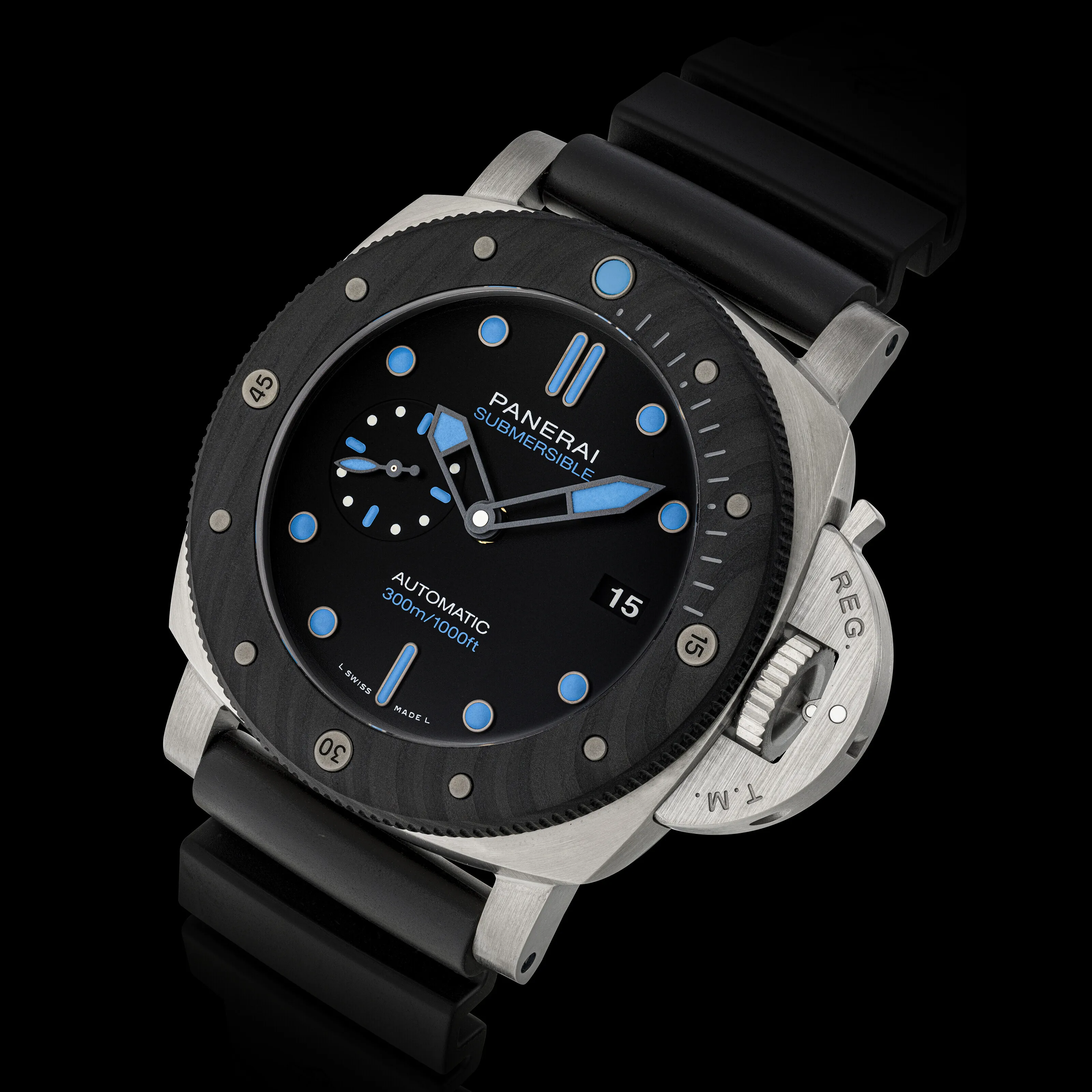 Panerai Submersible PAM 00799 47mm Carbon fiber and Titanium Black