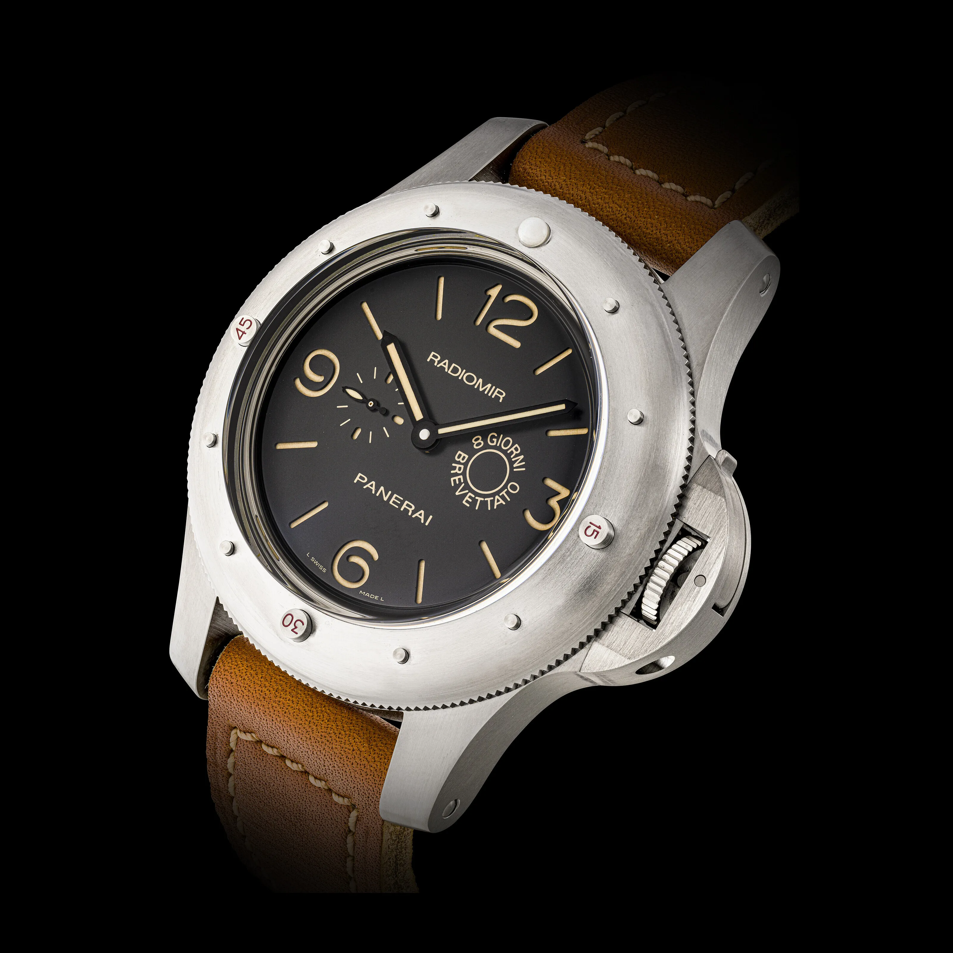 Panerai PAM 00341 60mm Stainless steel Black