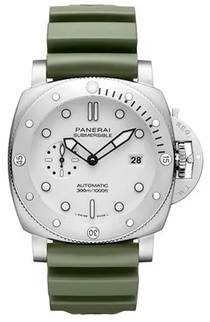 Panerai Submersible PAM 01226 44mm Steel White