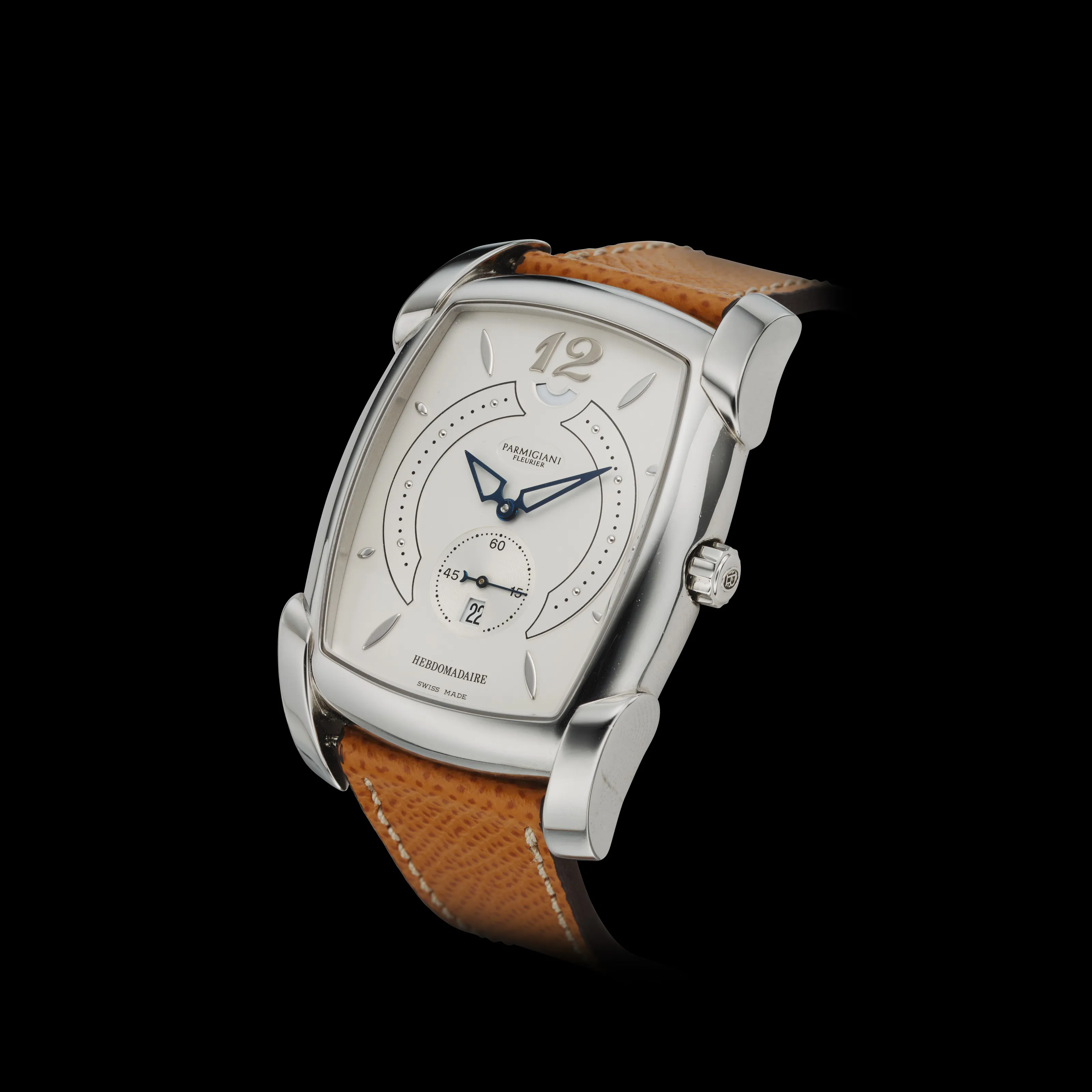 Parmigiani Fleurier Kalpa 37mm Stainless steel White