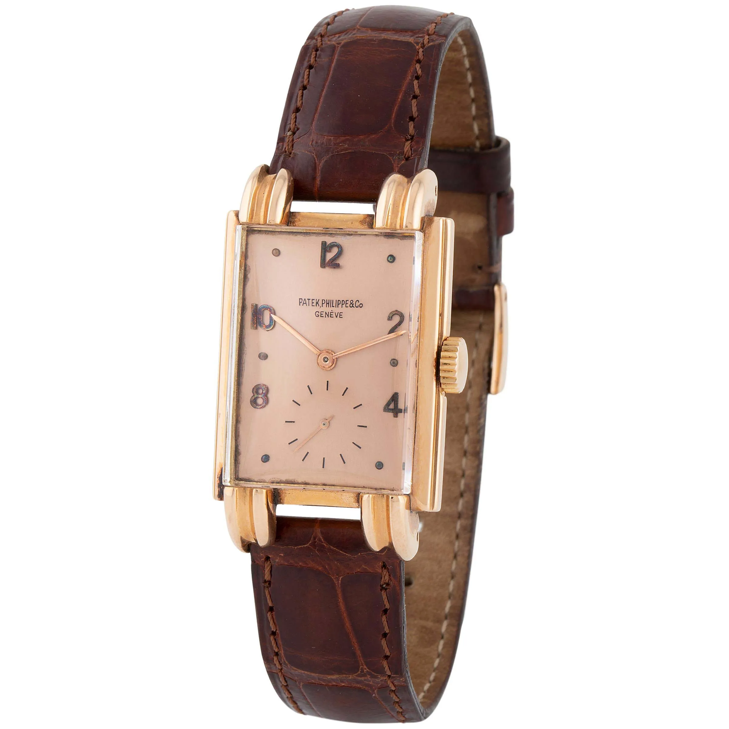 Patek Philippe 1480 30mm Rose gold Champagne