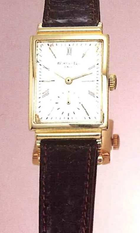 Patek Philippe 1577 24mm Yellow gold Silver