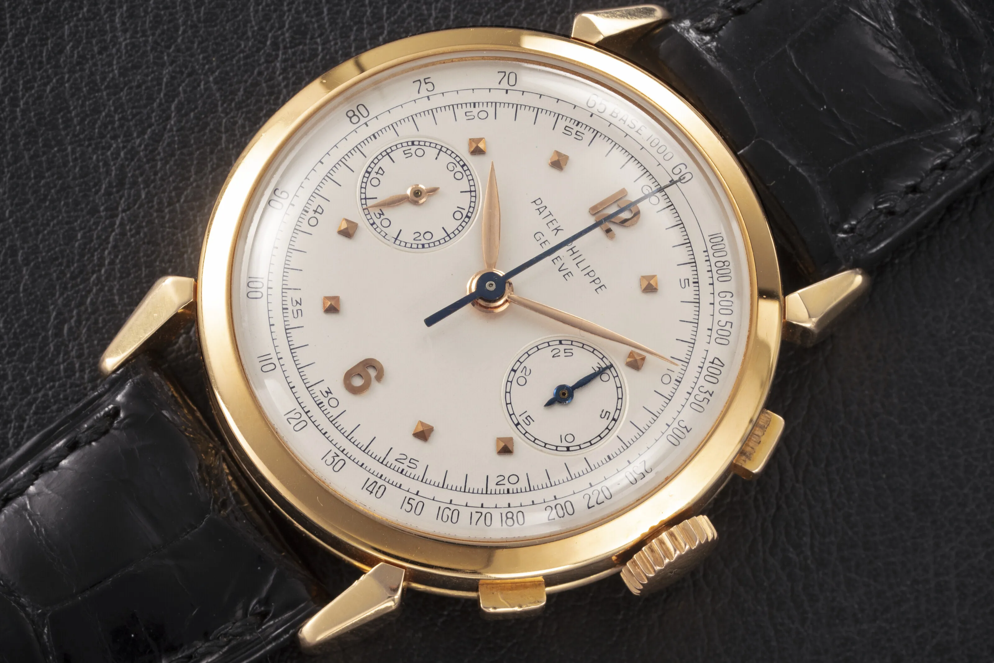 Patek Philippe 1579J 36mm Yellow gold Silvered