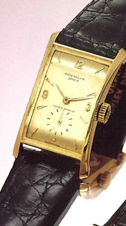 Patek Philippe 1593 22mm Yellow gold Champagne