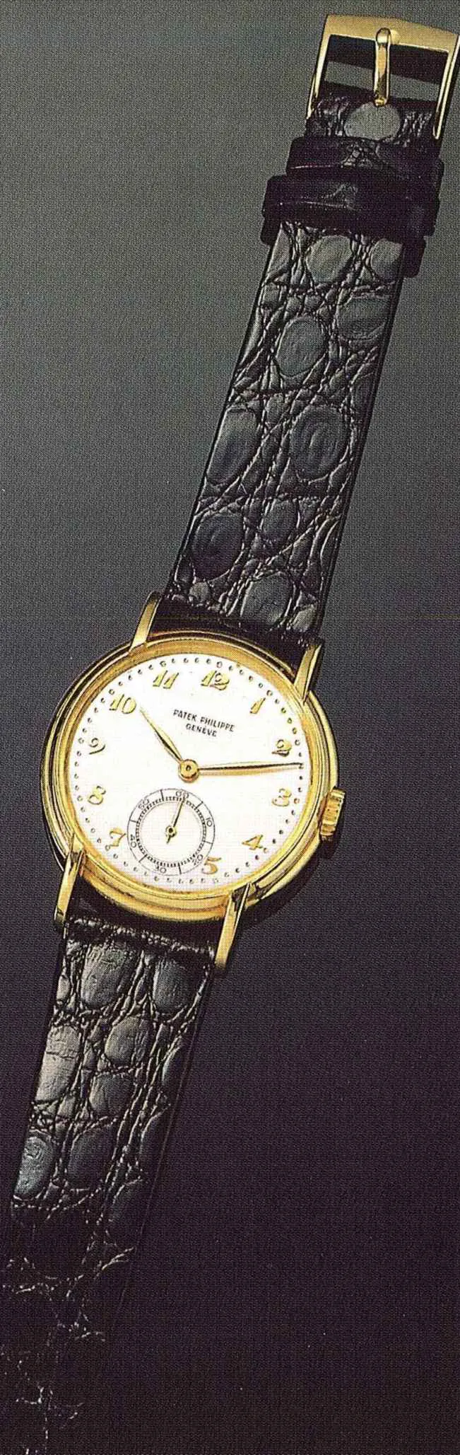 Patek Philippe 2454 35mm Yellow gold Silver