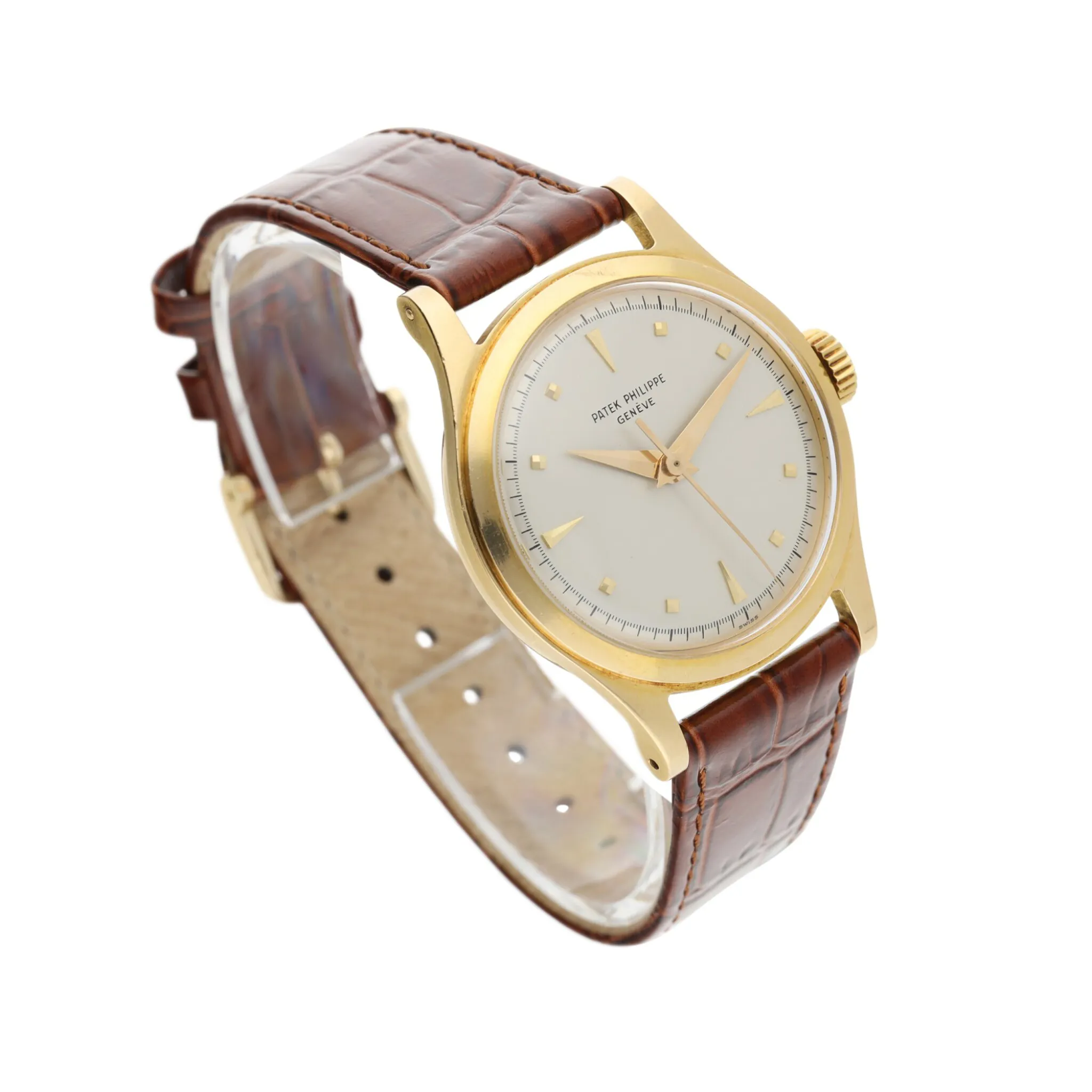 Patek Philippe Calatrava 2508 35mm Yellow gold Silver 1