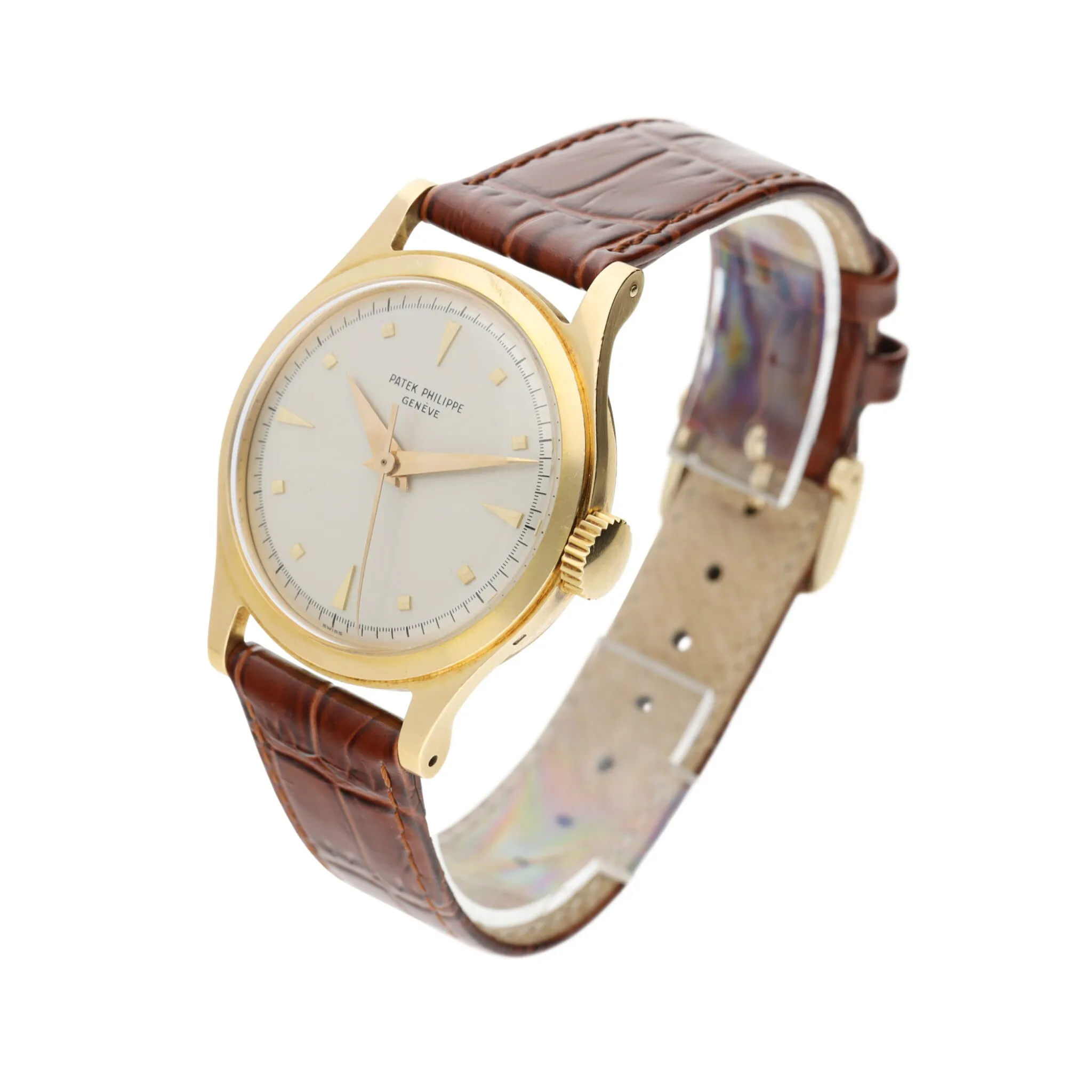 Patek Philippe Calatrava 2508 35mm Yellow gold Silver 2