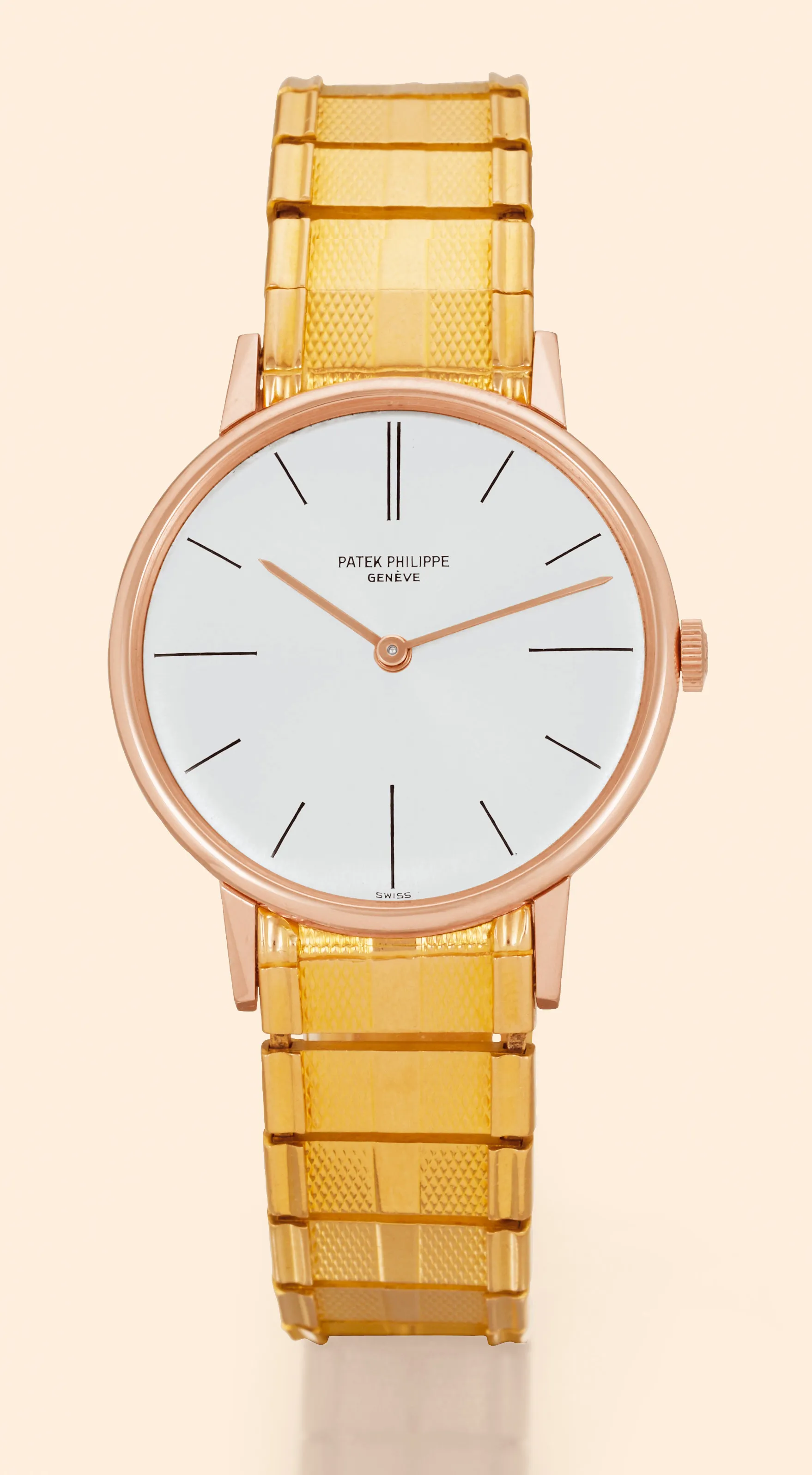 Patek Philippe 2592/1 33mm Rose gold Silver