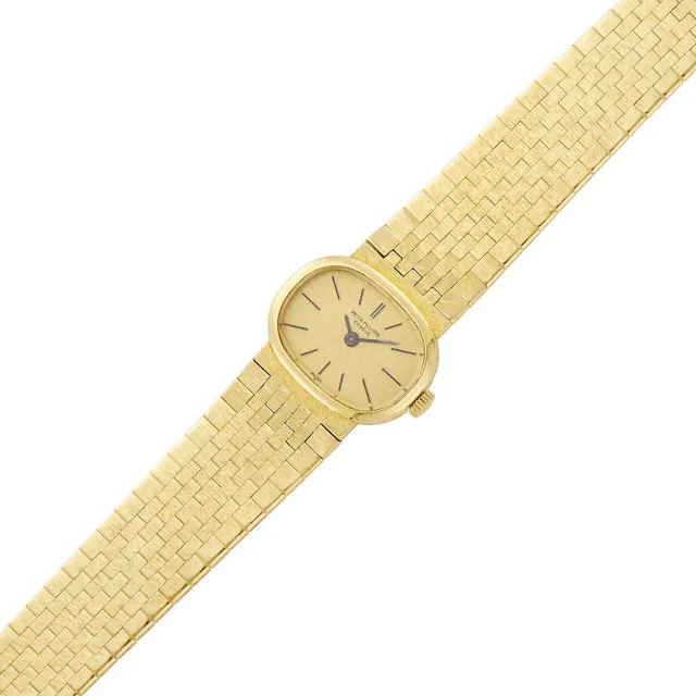 Patek Philippe 3373/1 22mm Yellow gold Champagne