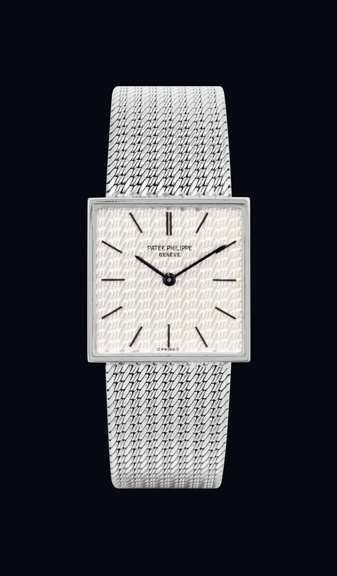 Patek Philippe 3430 26mm White gold Silver