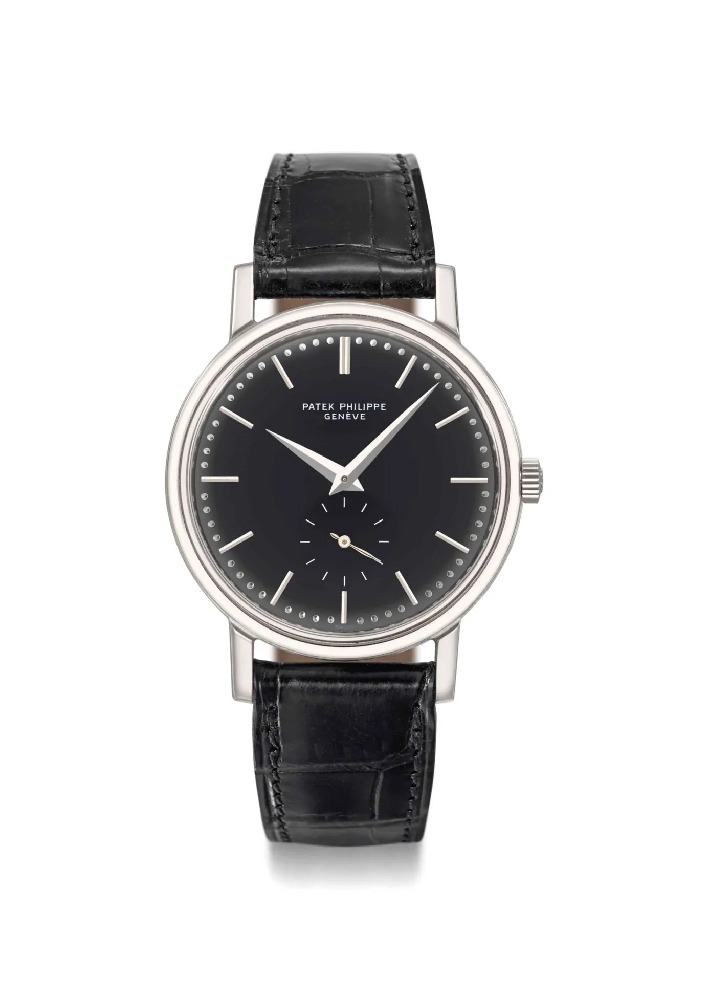 Patek Philippe 3466 35mm Stainless steel Black