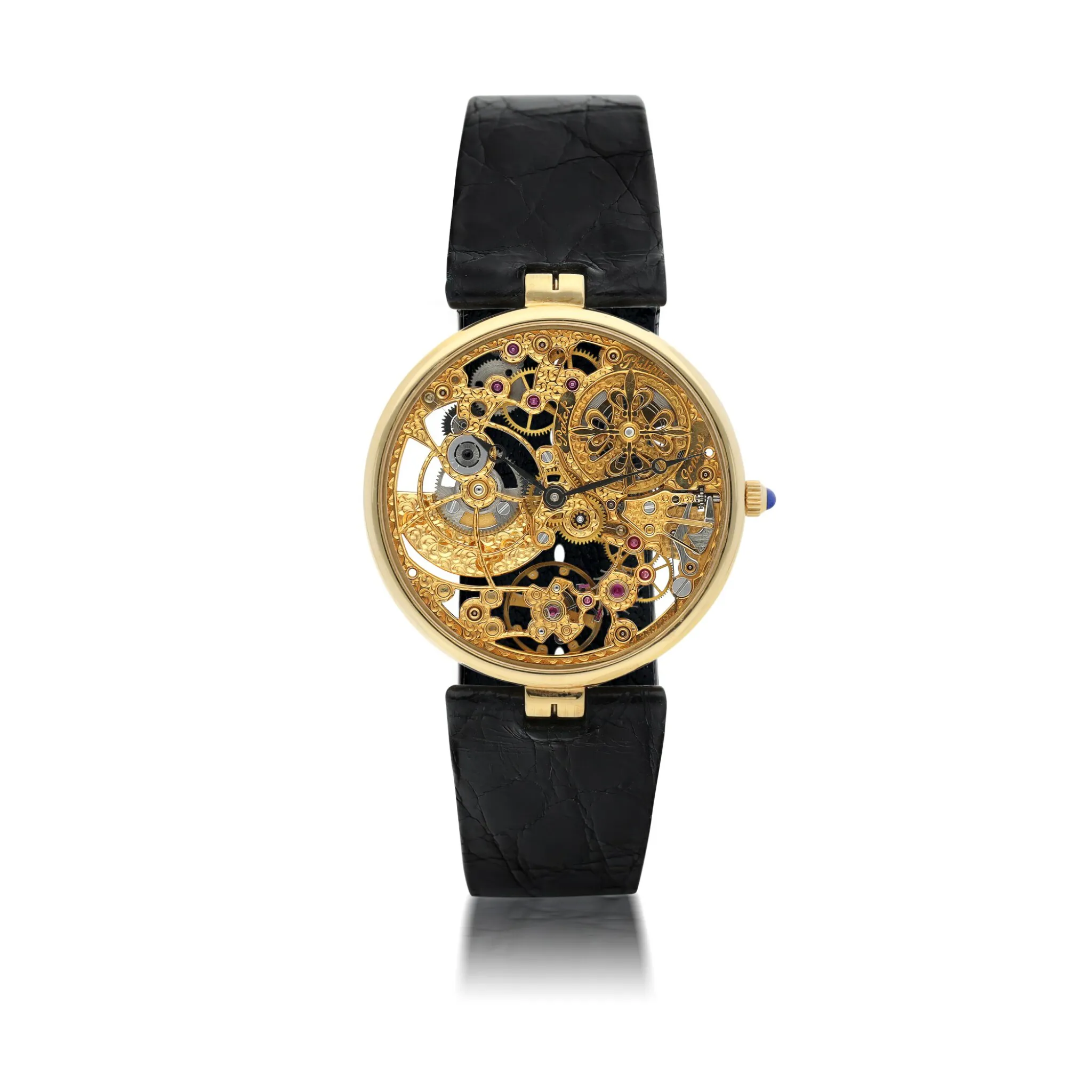 Patek Philippe Calatrava 3878 31mm Yellow gold Skeletonized