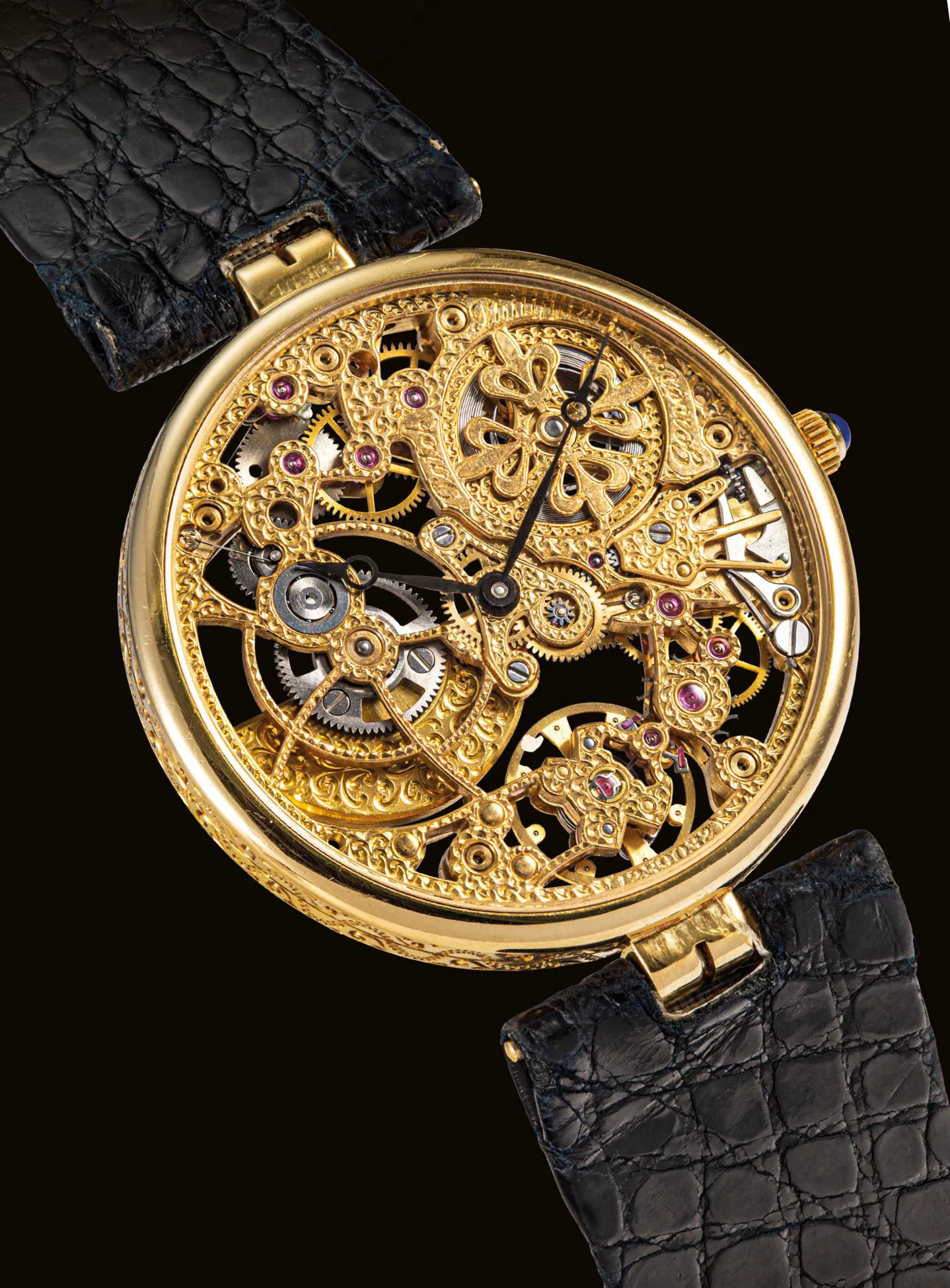 Patek Philippe Calatrava 3878 31mm Yellow gold Skeletonised