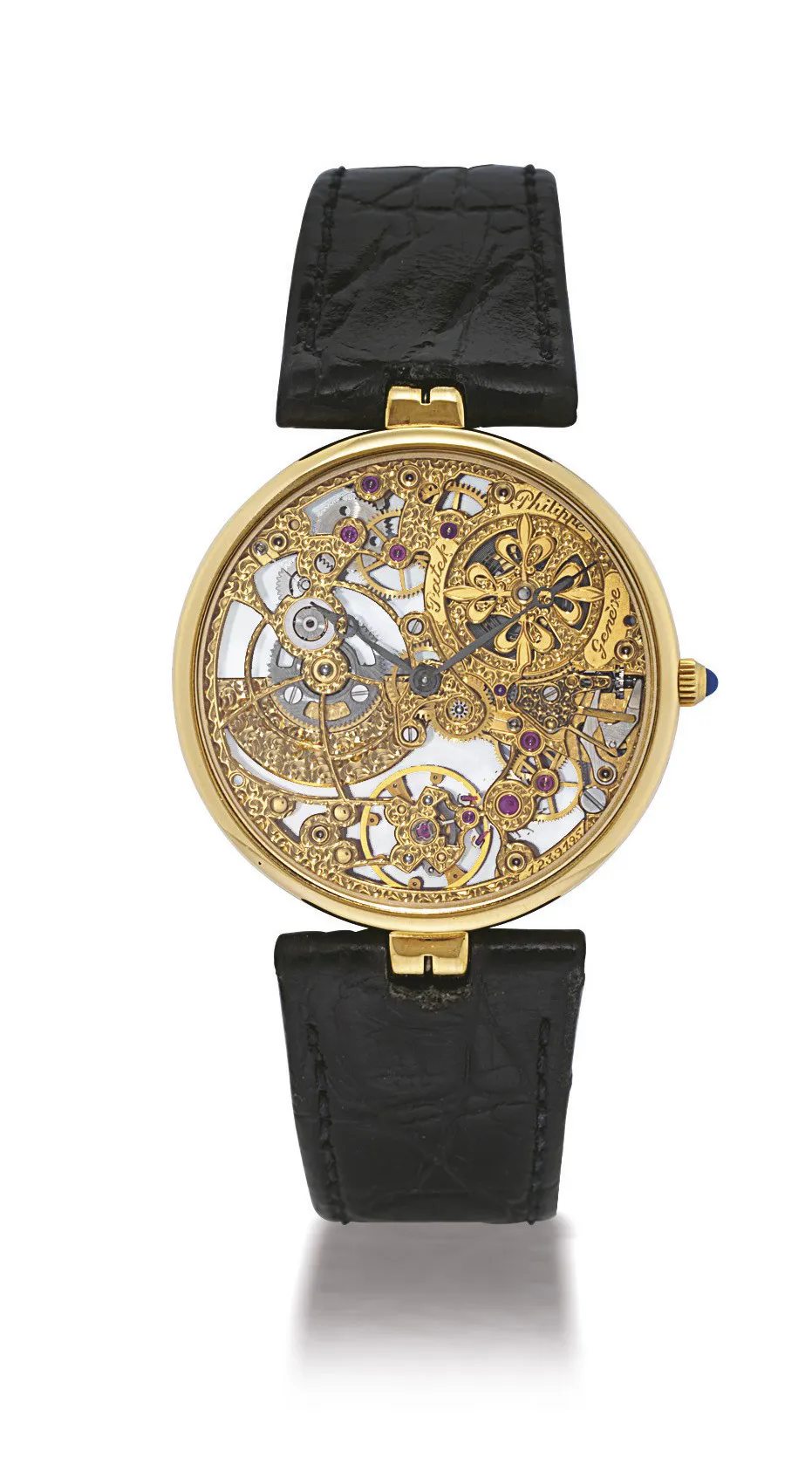 Patek Philippe Calatrava 3878 31mm Yellow gold Skeletonized