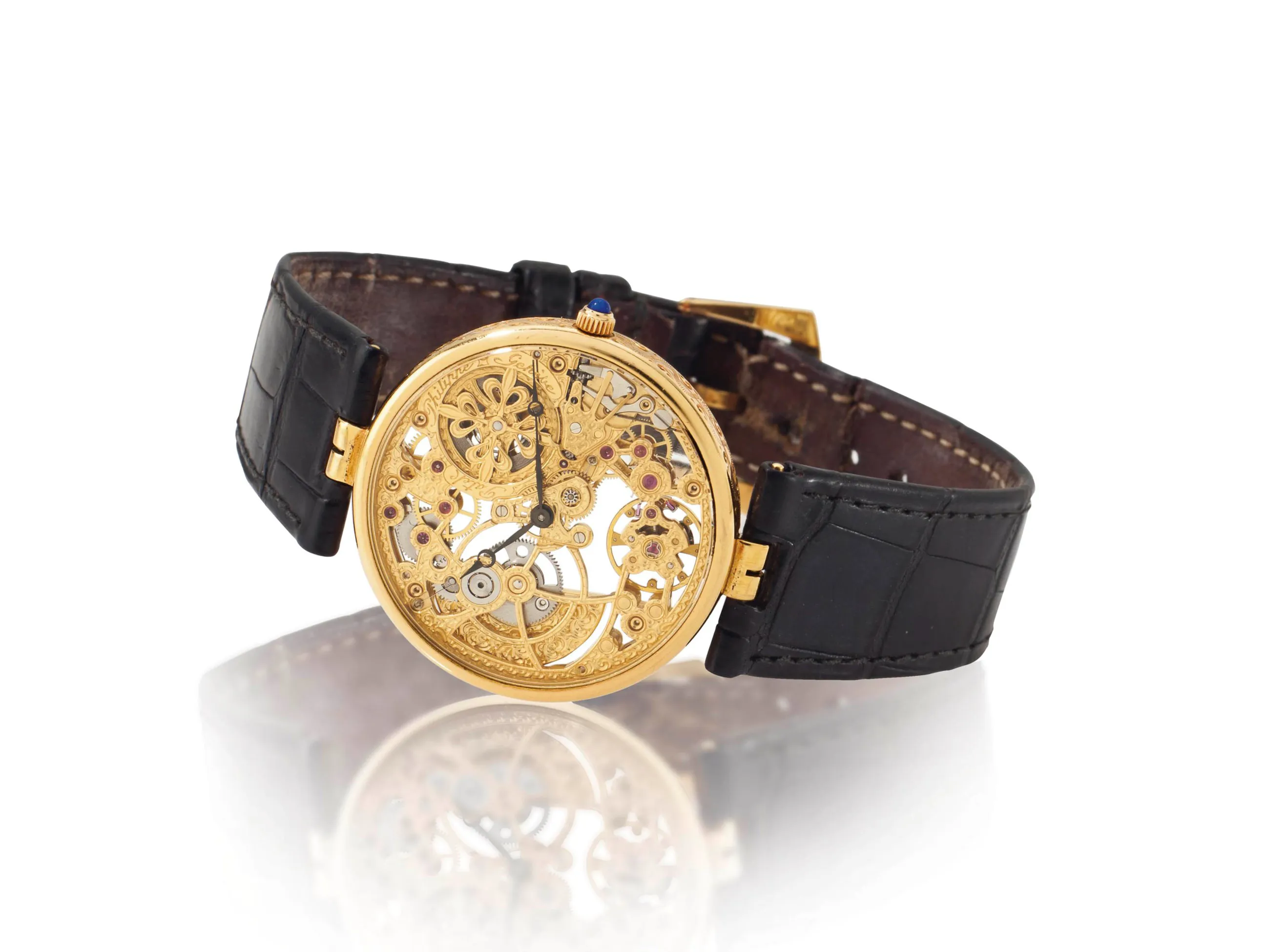 Patek Philippe Calatrava 3878 31mm Yellow gold Skeletonized