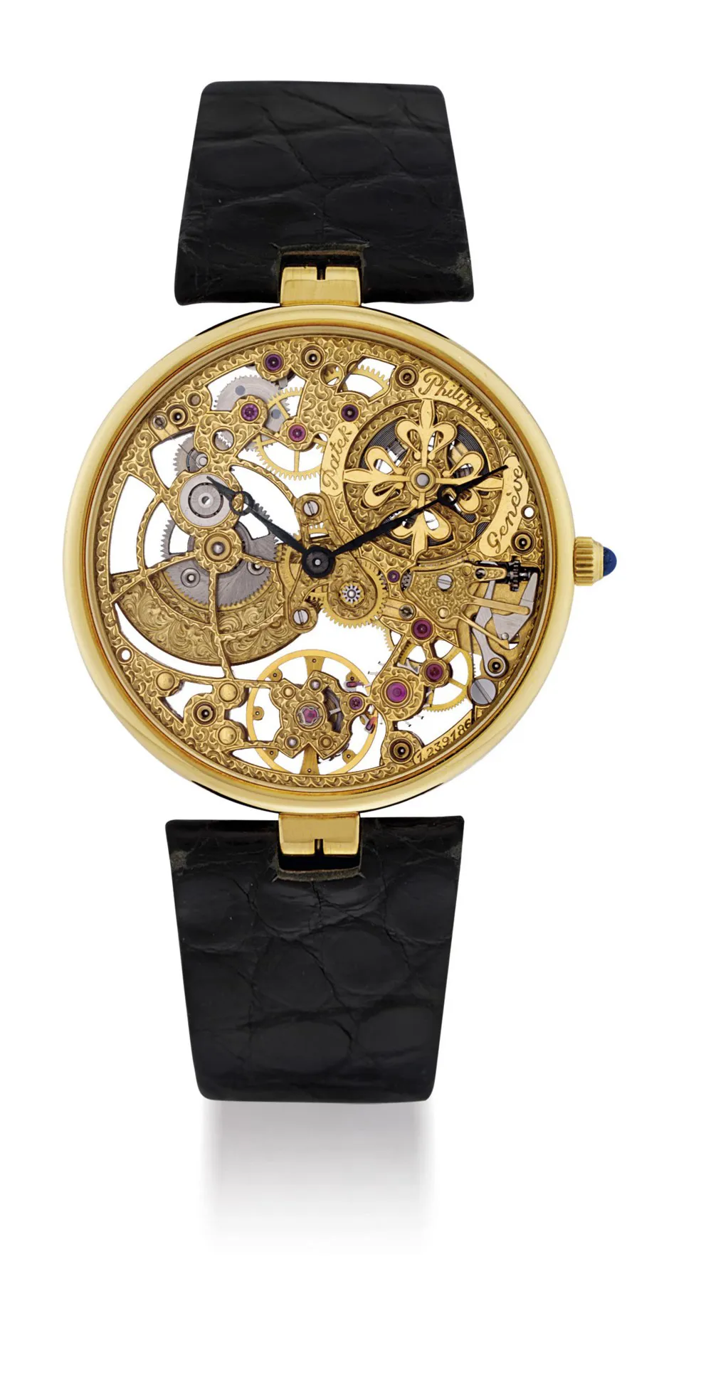 Patek Philippe Calatrava 3878 31mm Yellow gold Skeletonised