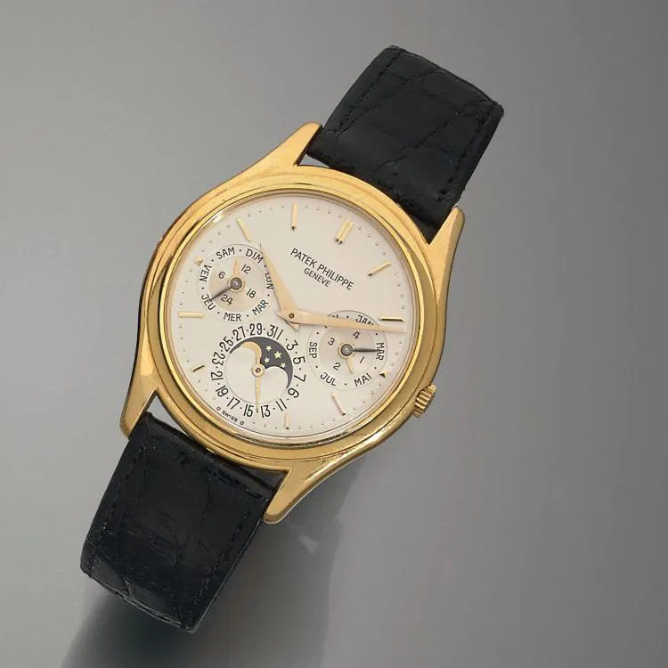 Patek Philippe Perpetual Calendar 3940J 36mm Yellow gold Silver