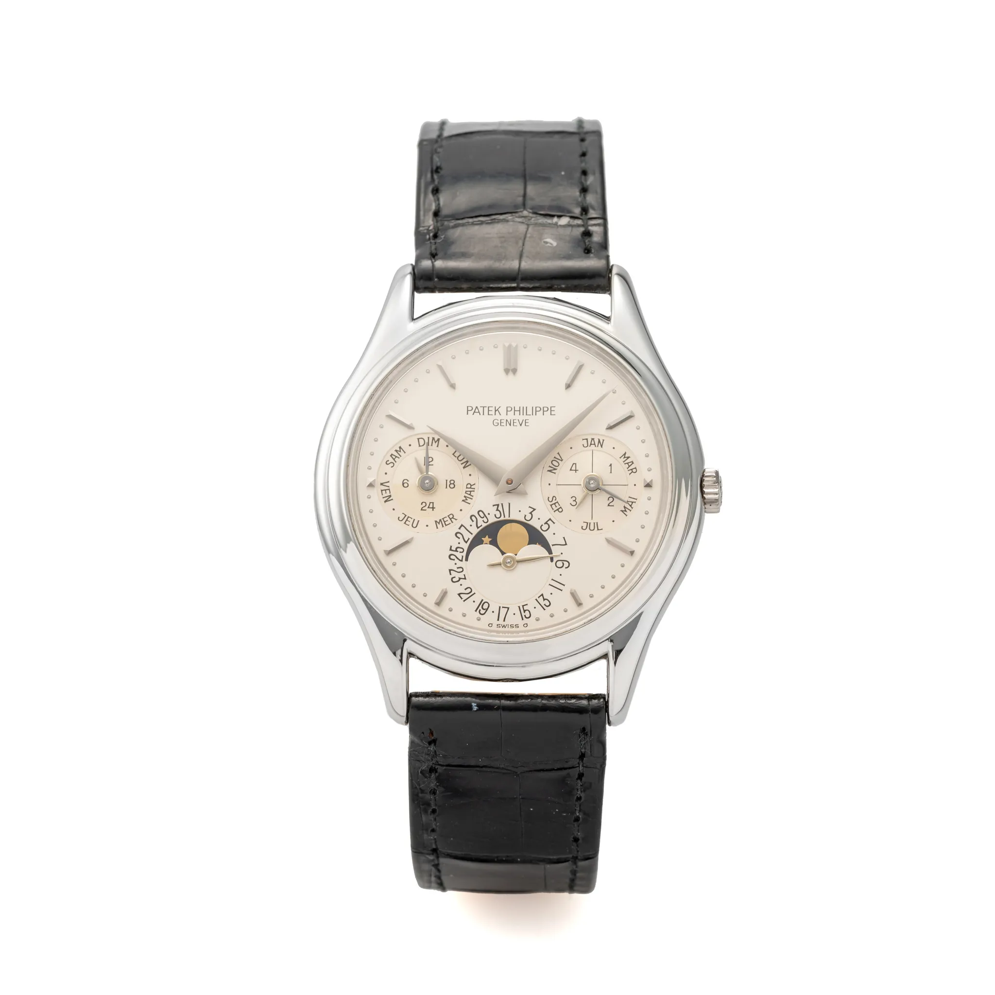 Patek Philippe Perpetual Calendar 3940P-011 36mm Platinum Silver