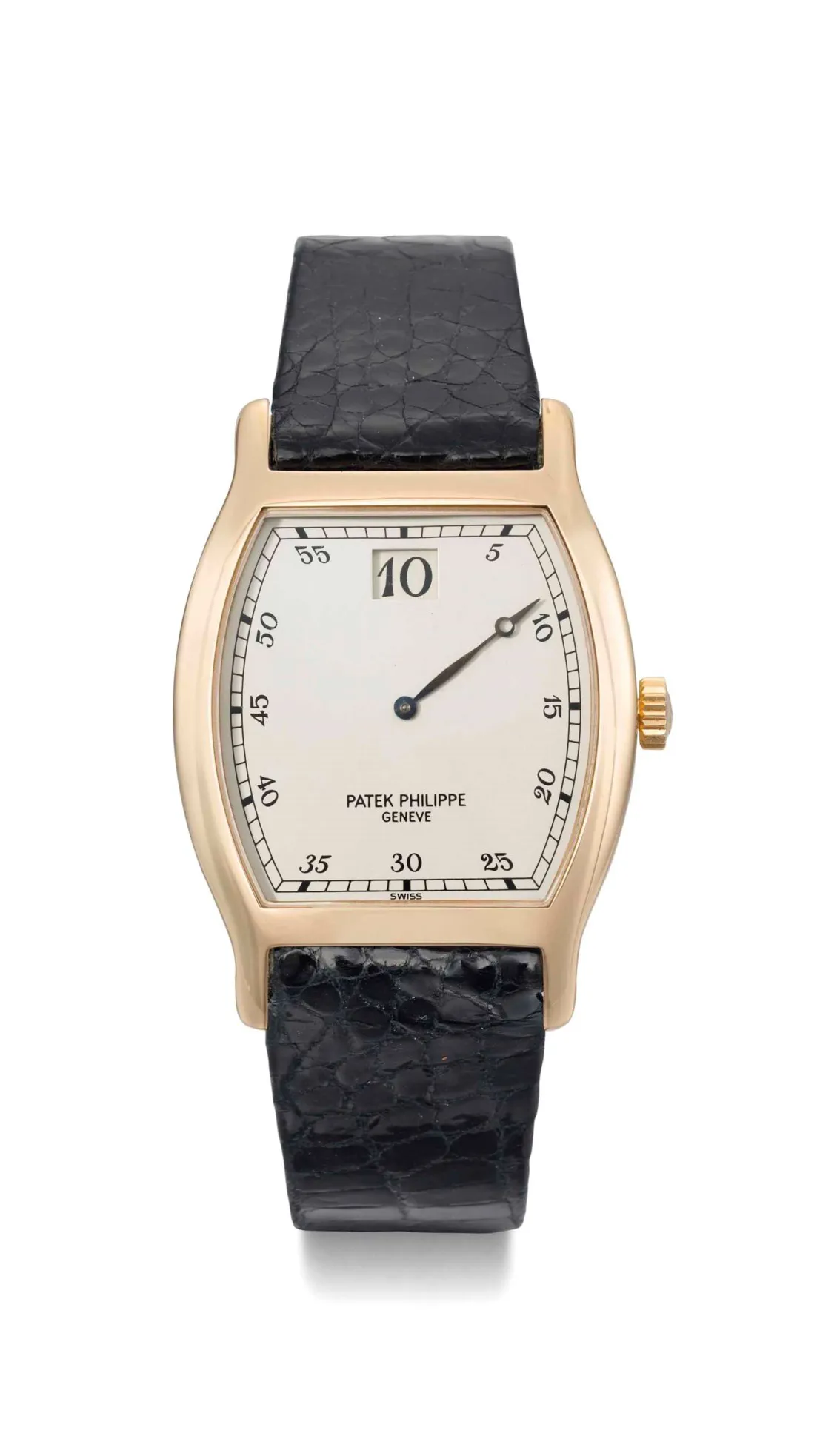 Patek Philippe JUMP HOUR 3969 37.5mm Rose gold Silvered matte