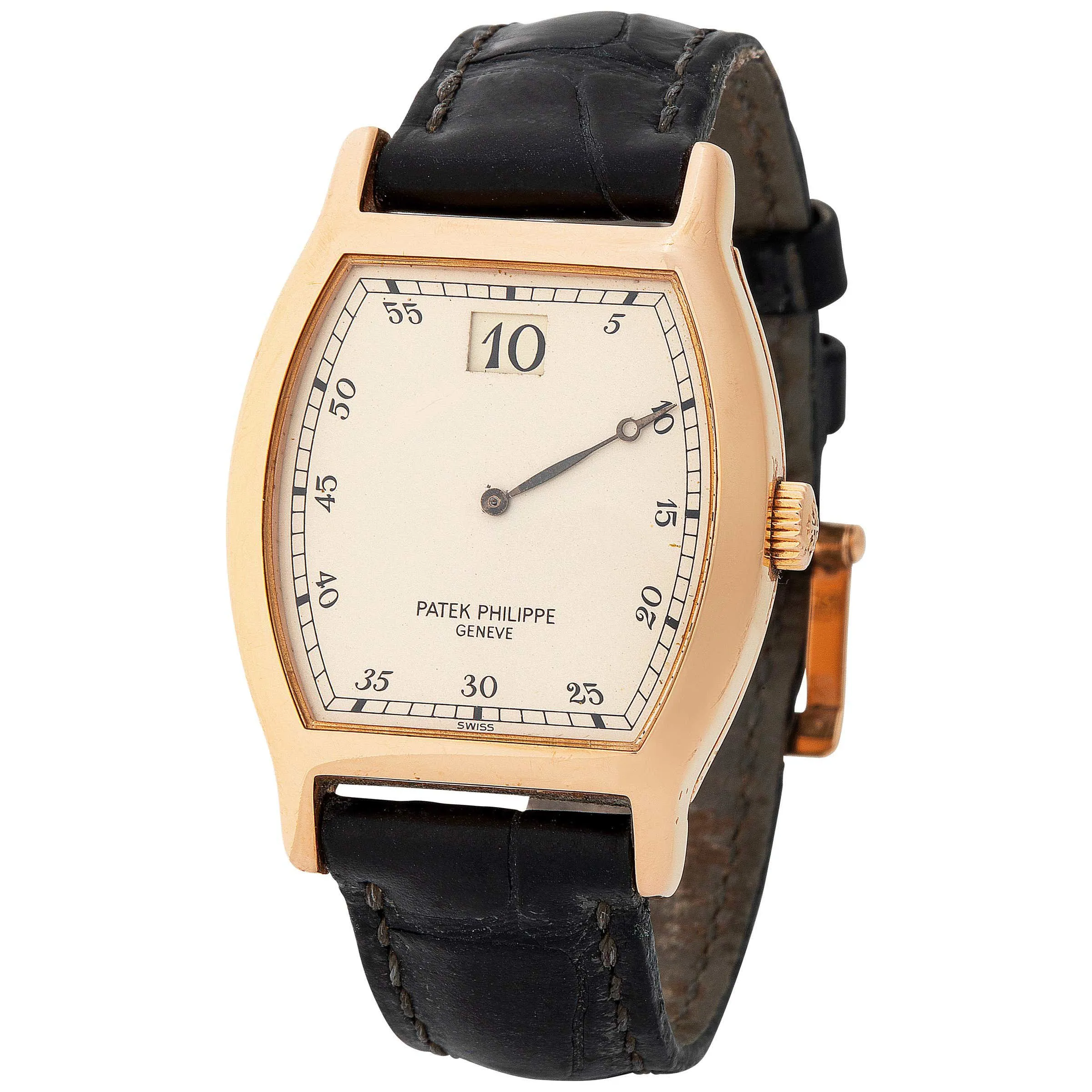 Patek Philippe JUMP HOUR 3969 38mm Rose gold White