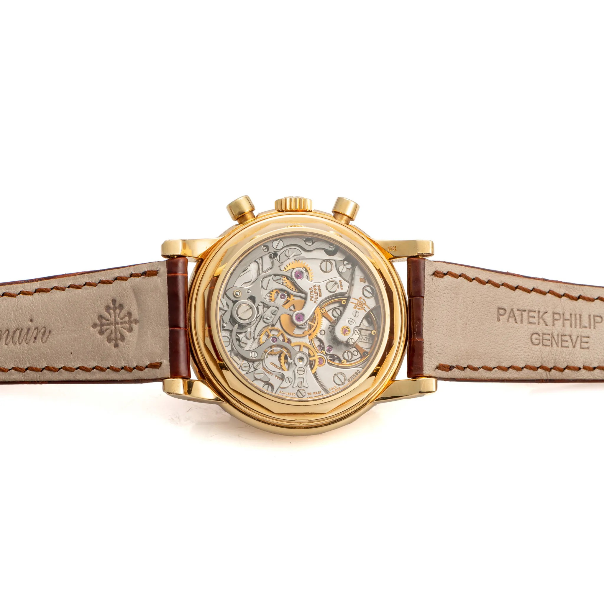 Patek Philippe Perpetual Calendar Chronograph 3971 36mm Yellow gold Champagne 1