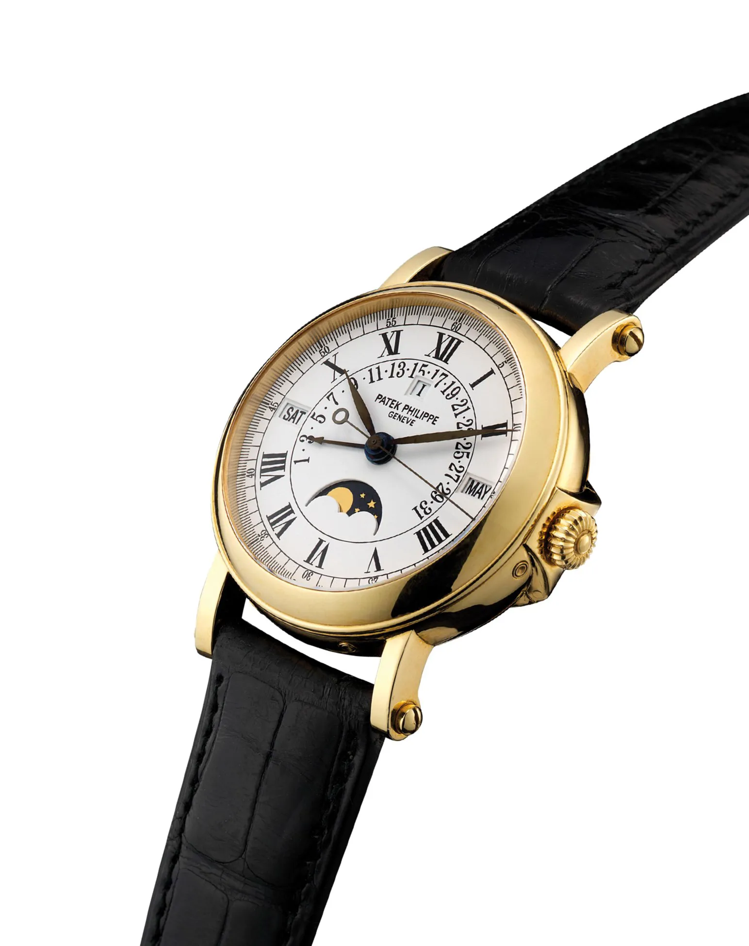 Patek Philippe 4819 25mm Rose gold Porcelain white