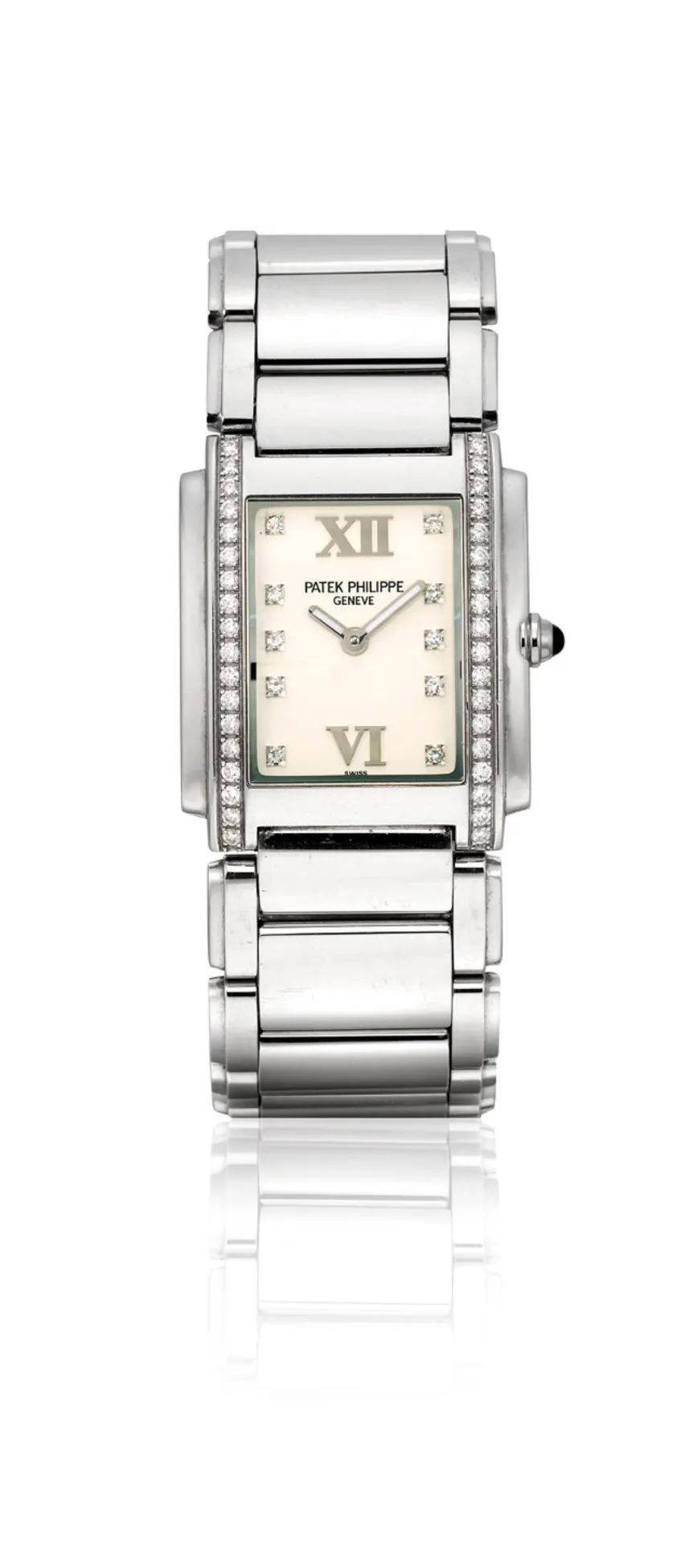 Patek Philippe Twenty~4 4910/10 25mm Stainless steel White