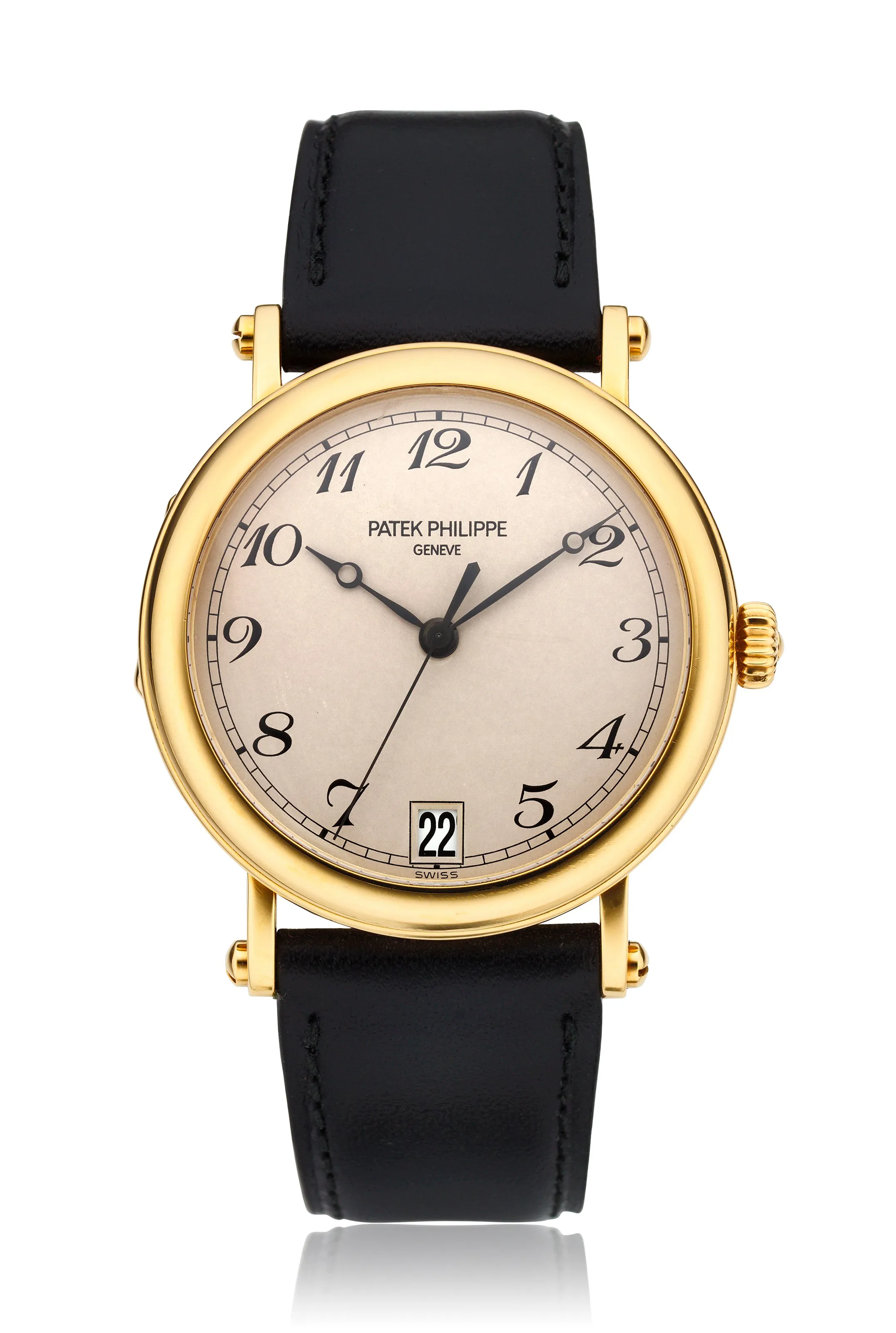 Patek Philippe Calatrava Officer 5053 36mm Yellow gold Silver