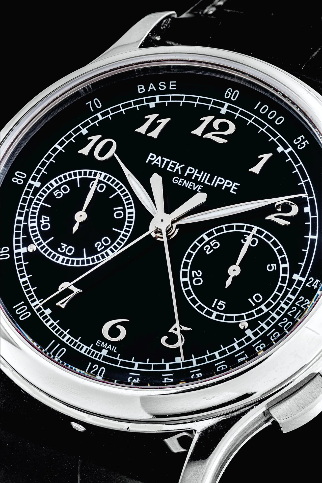 Patek Philippe Split-Seconds Chronograph 5370P 41mm Platinum Black Enamel 1